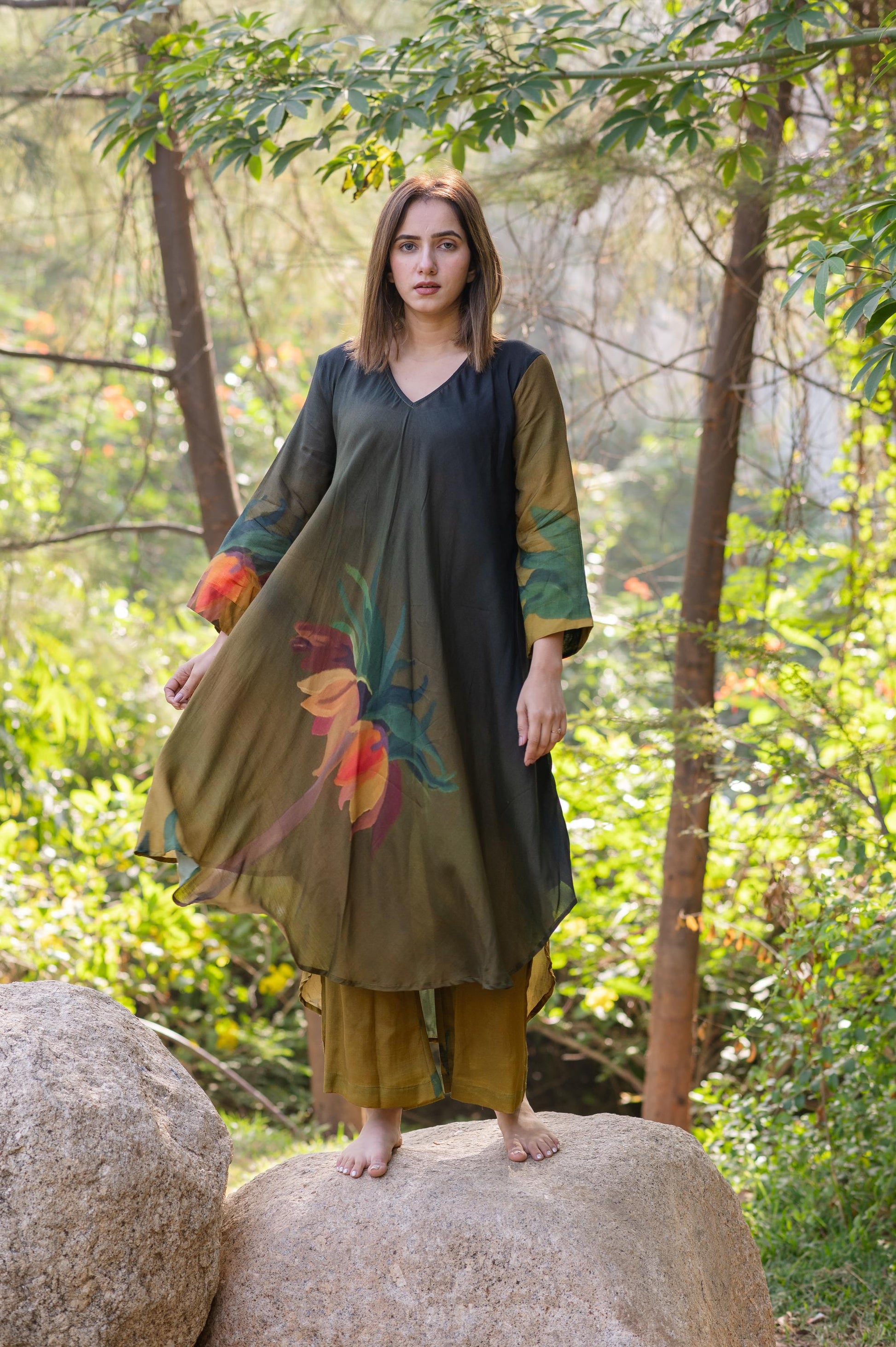 GOLDEN HOUR KURTA SET -SET OF 2