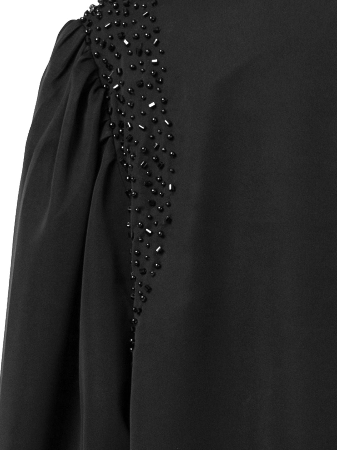 Embellished Pocket Abaya Black