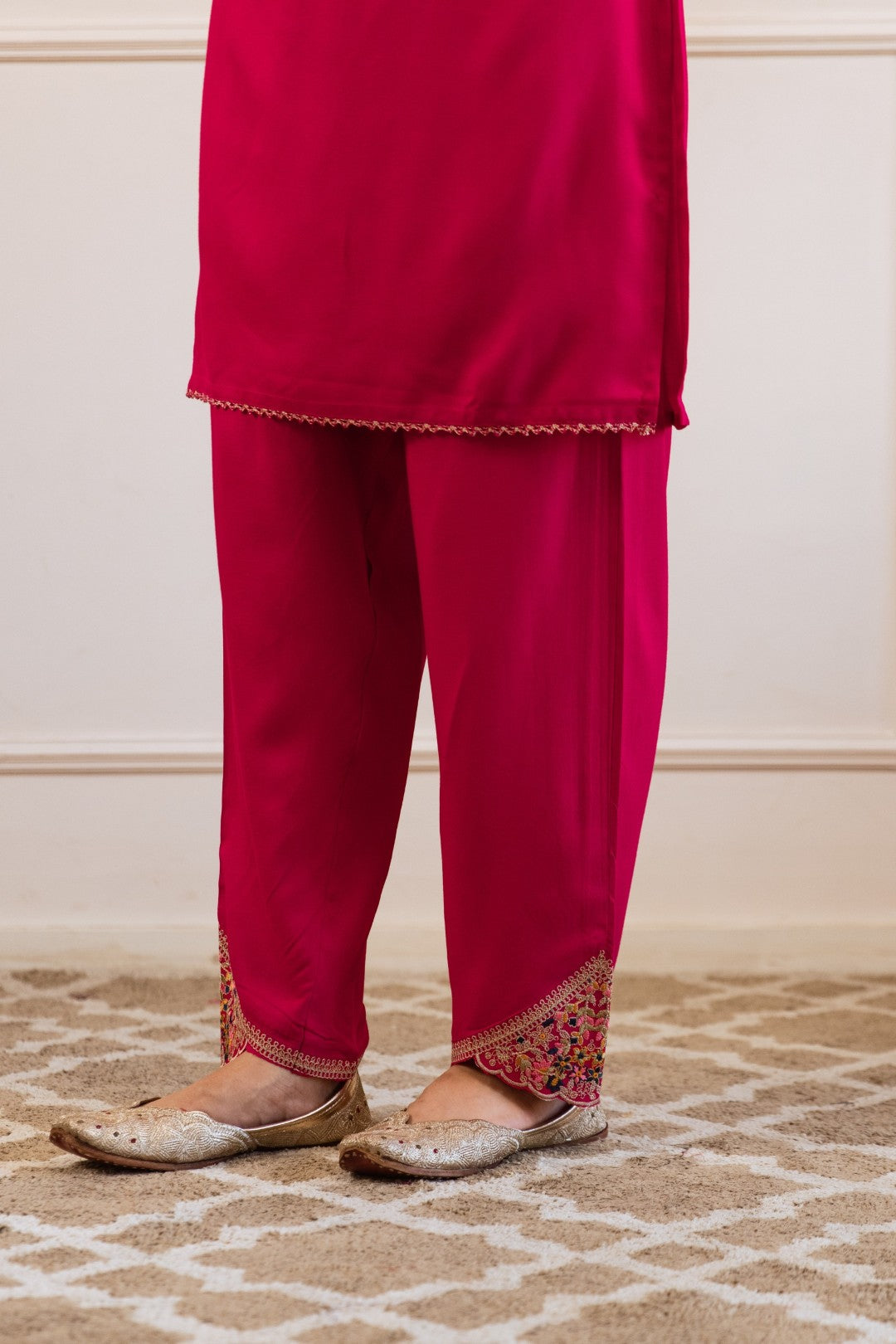 Kabool cameo embroidery co-ord set-AL