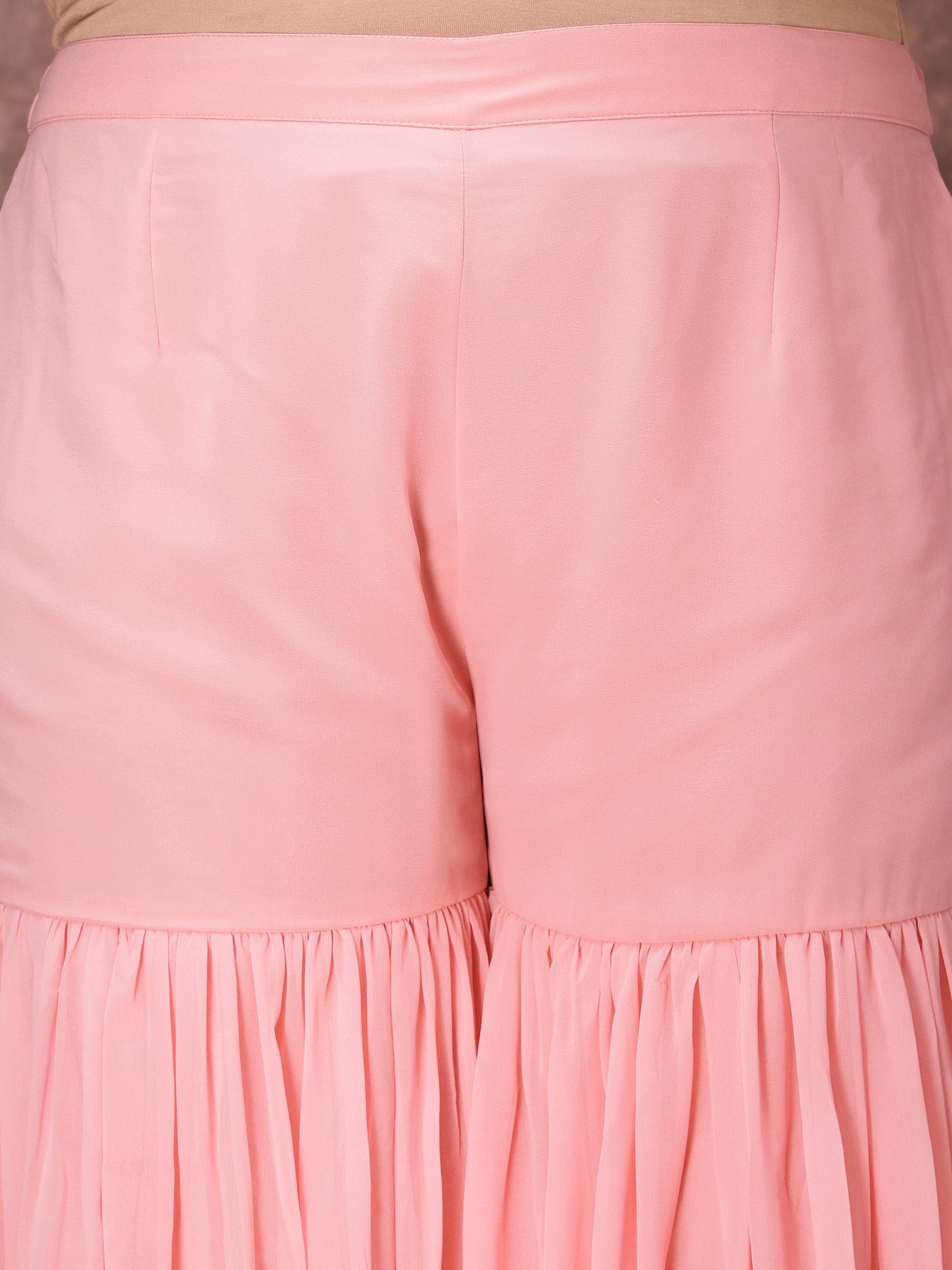 Women Ethnic Motifs Embroidered Regular Kurta & Sharara With Dupatta - ID