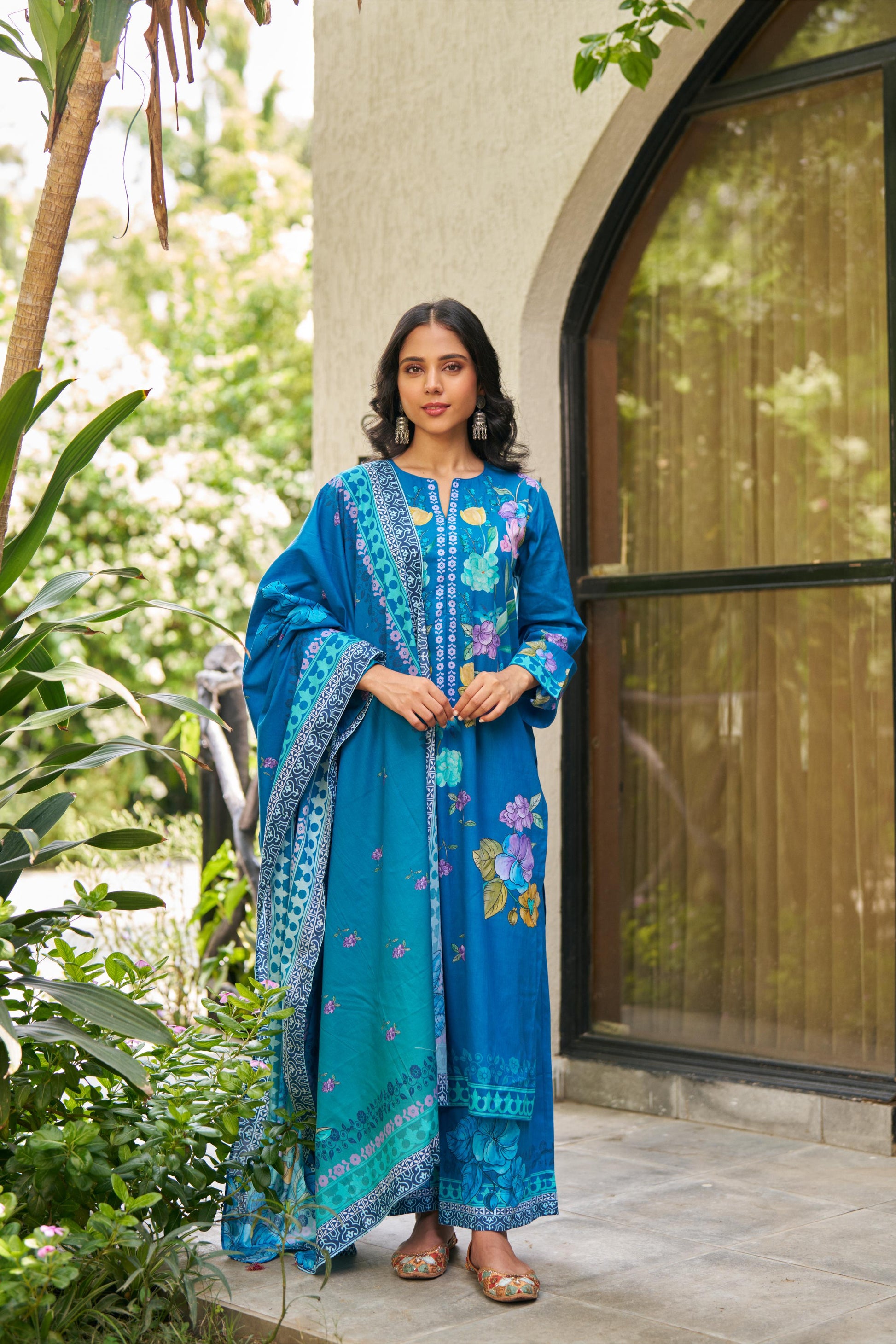 Dhwani Blue Kurta Set of 3