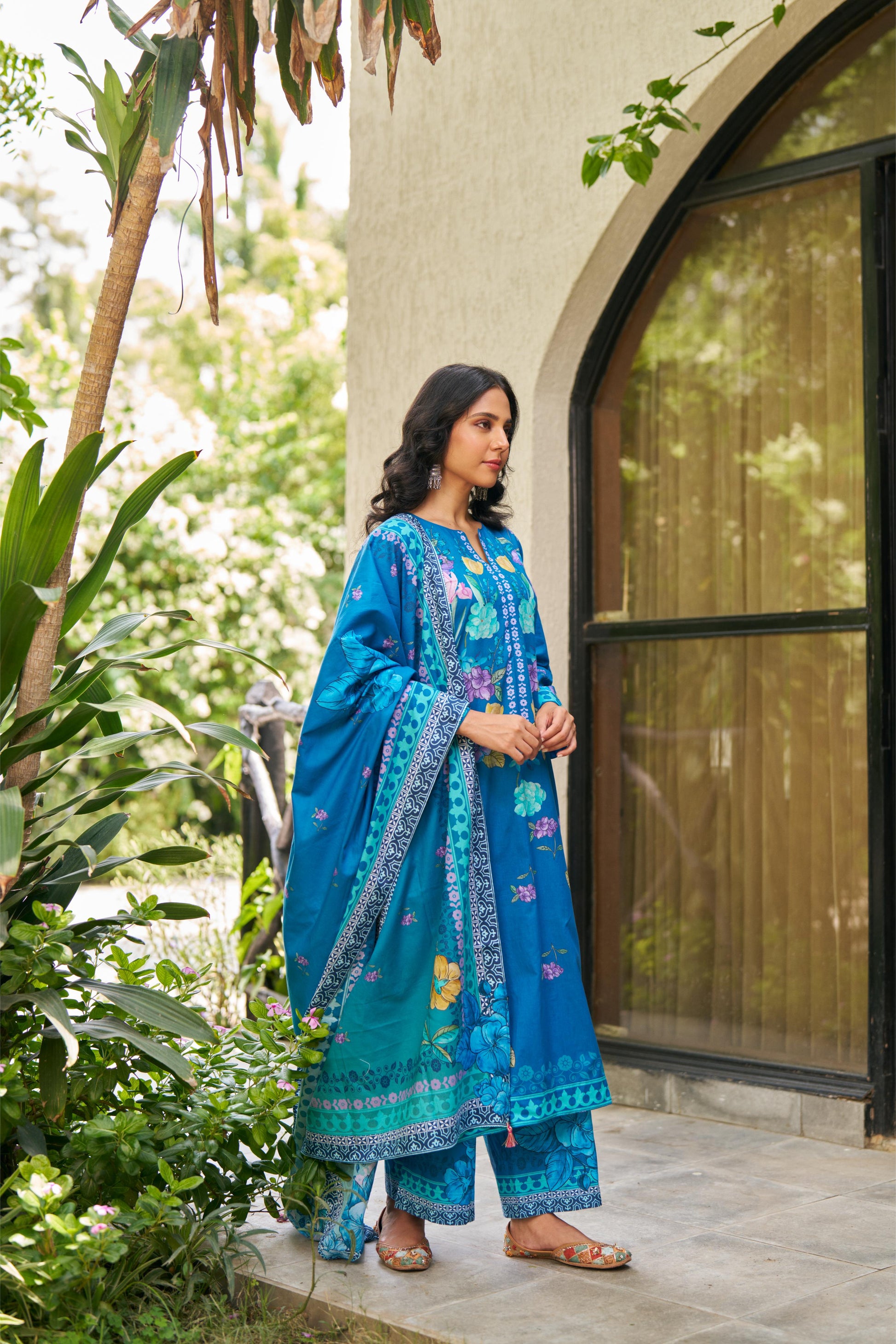 Dhwani Blue Kurta Set of 3