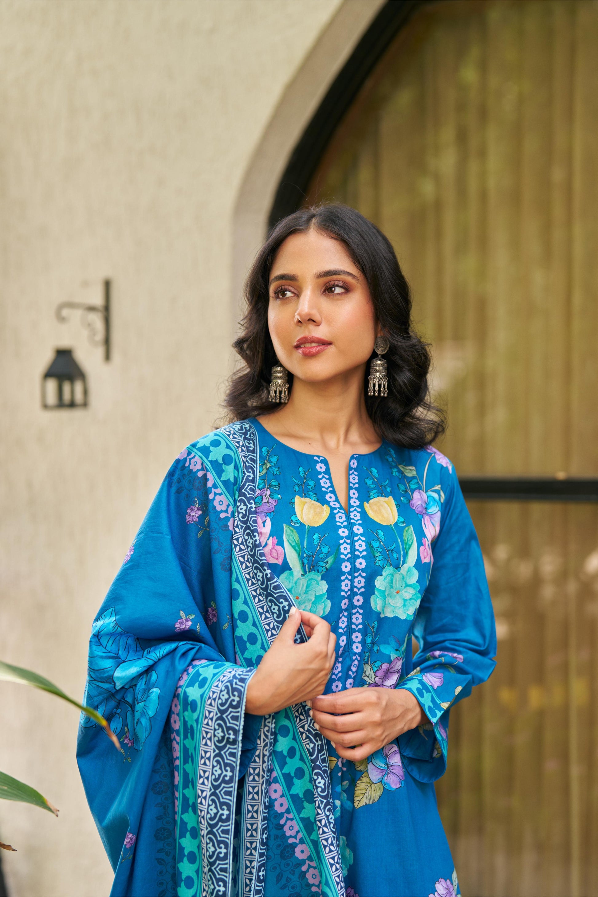 Dhwani Blue Kurta Set of 3