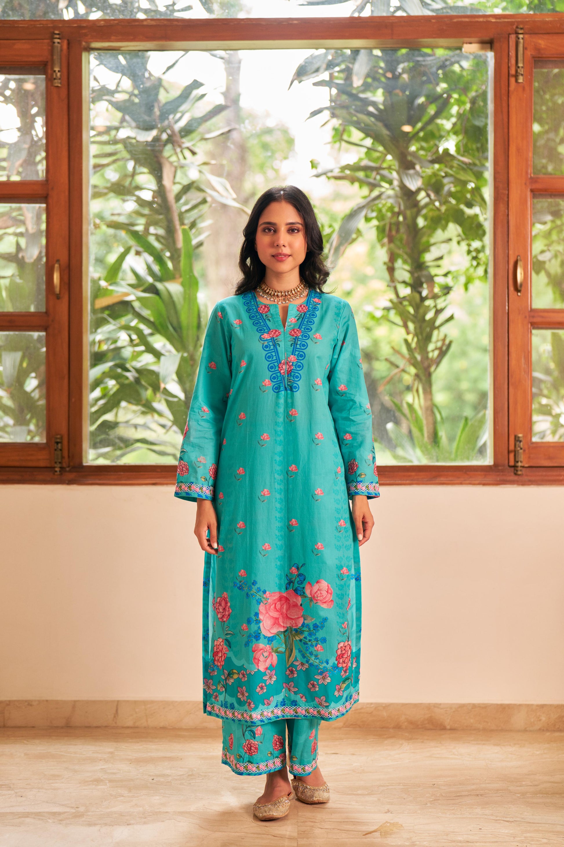 Dhwani Firozi Kurta Set of 3