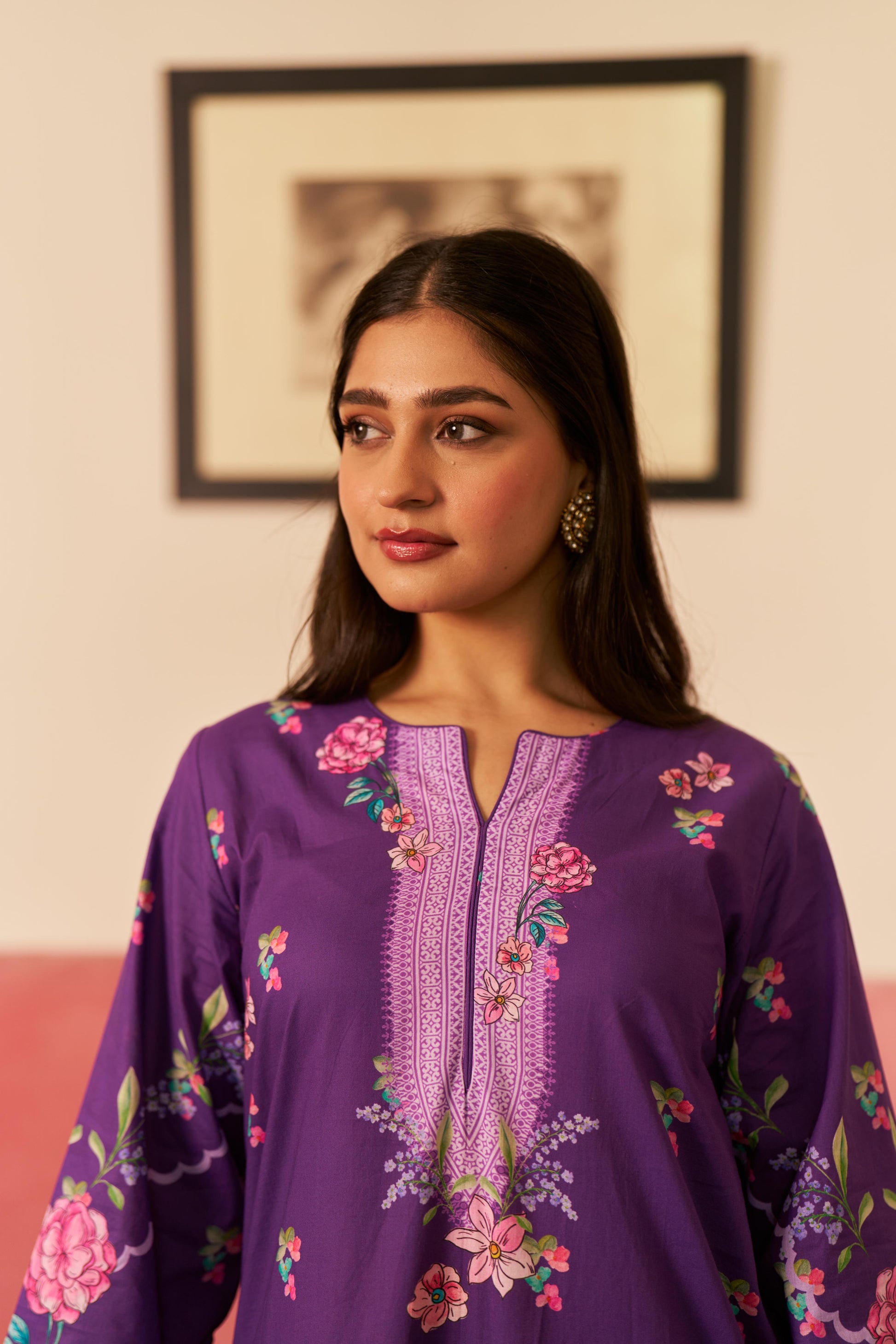Dhwani Purple Kurta Set of 3