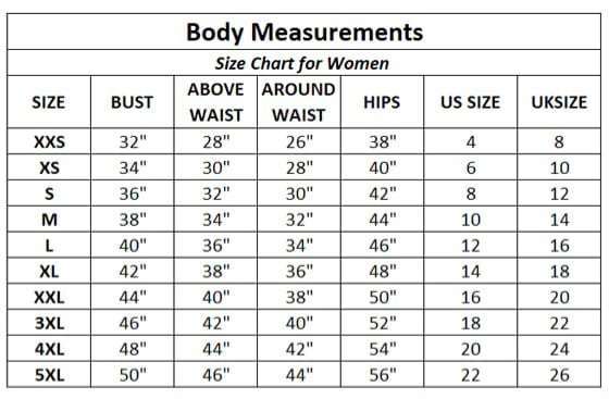 Indus_size_chart