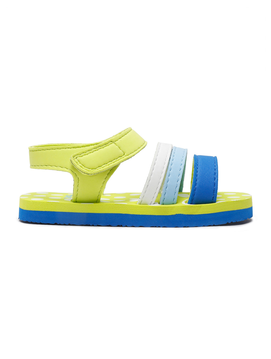 Premium Butterscotch Kids Sandals for Girls (Lime Green)