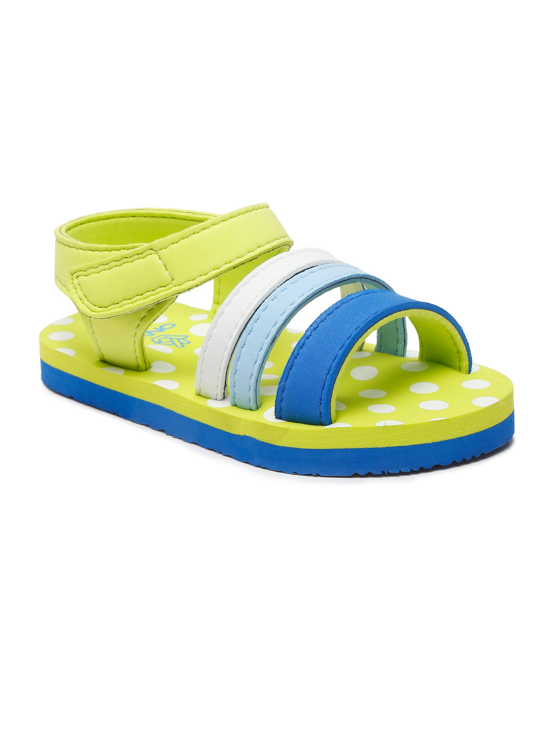 Premium Butterscotch Kids Sandals for Girls (Lime Green)