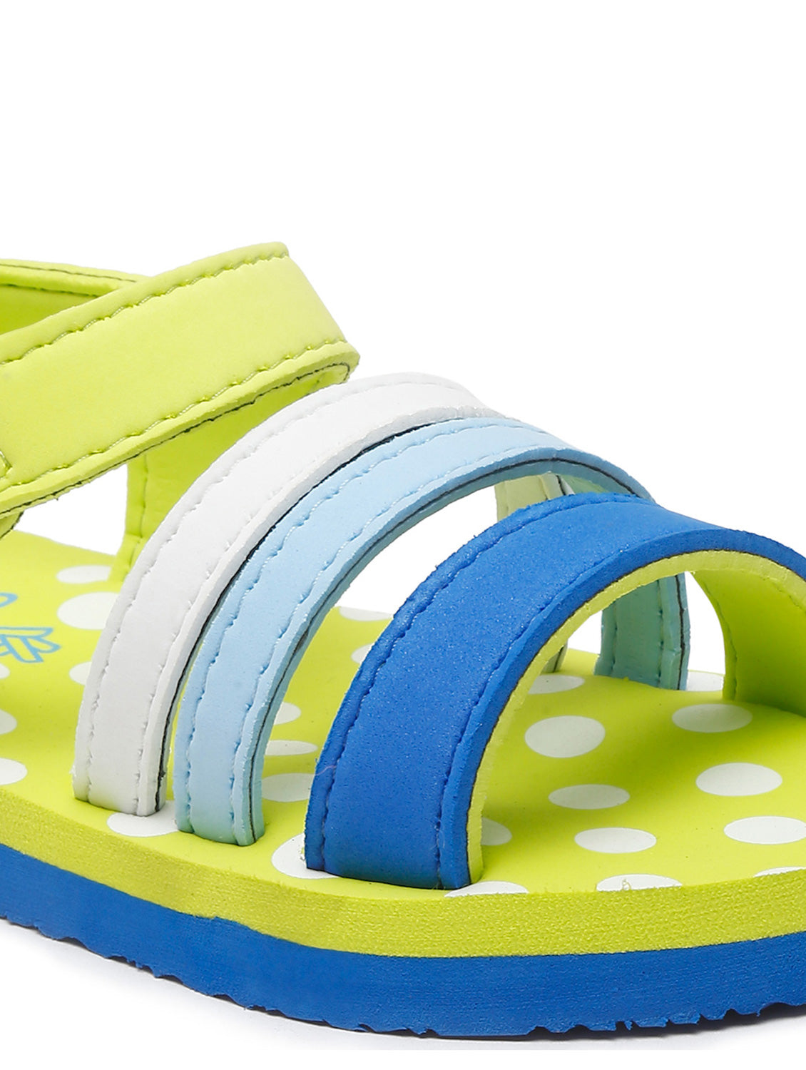 Premium Butterscotch Kids Sandals for Girls (Lime Green)