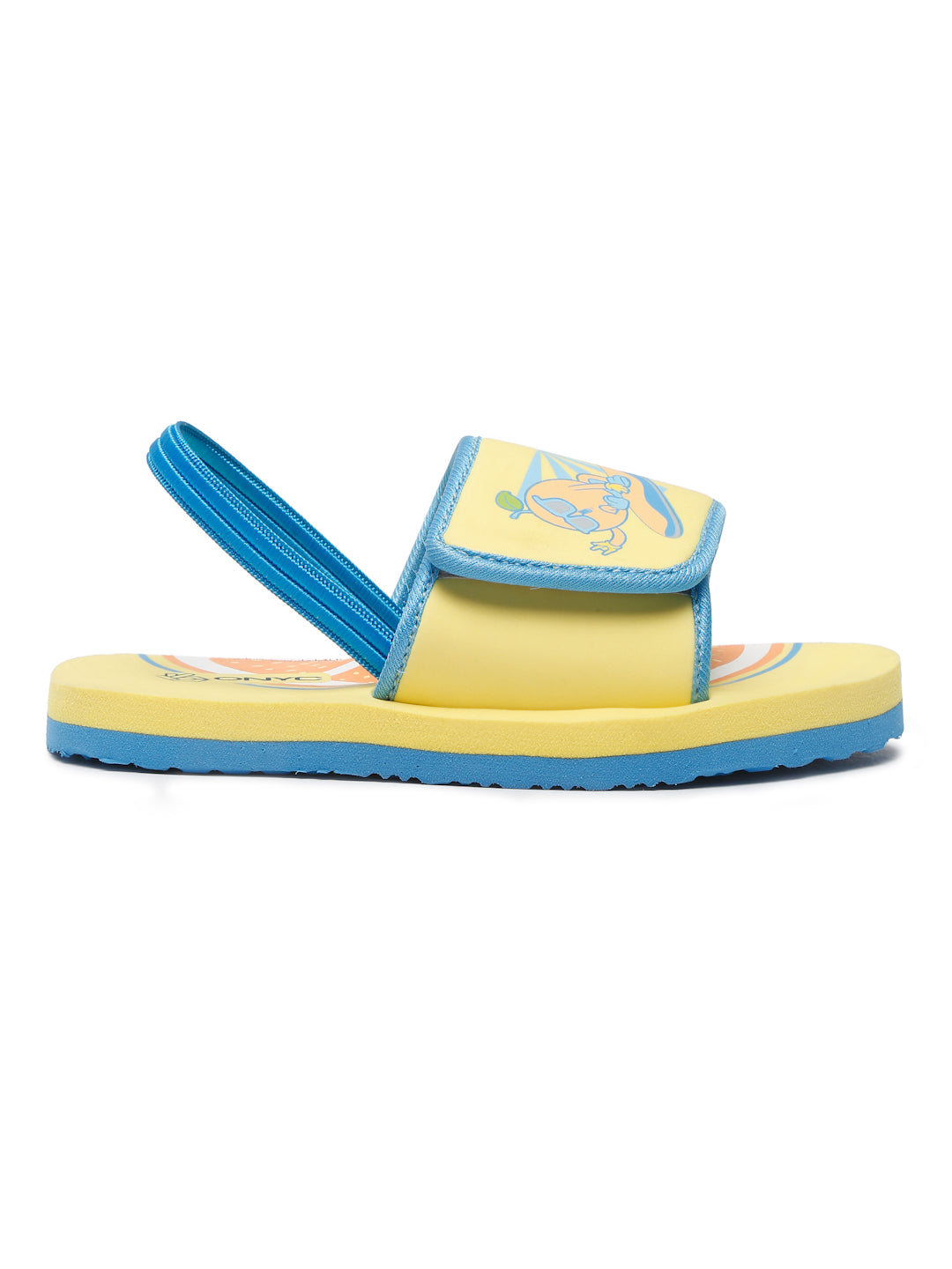 Surfing Yellow Sliders for Boys and Girls