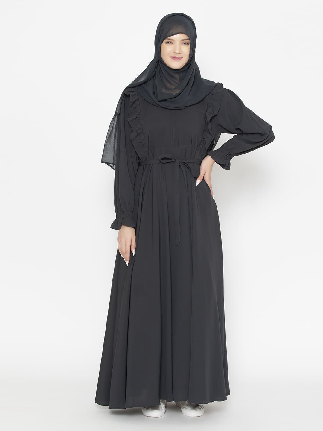 Divine Iris Minimalistic Abaya