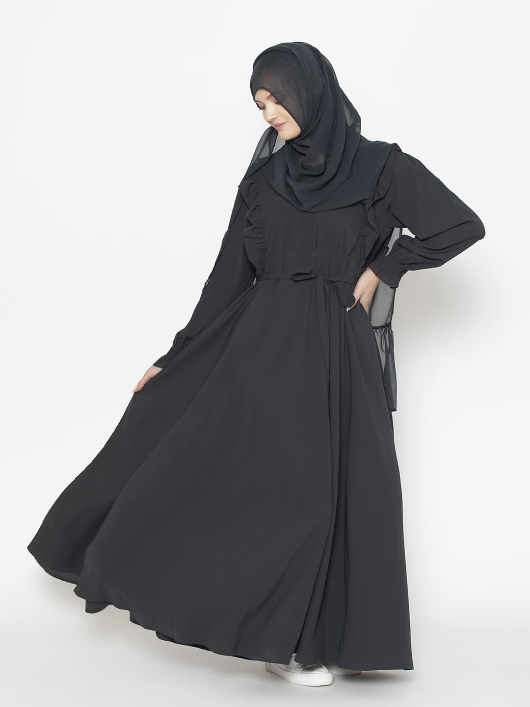 Divine Iris Minimalistic Abaya