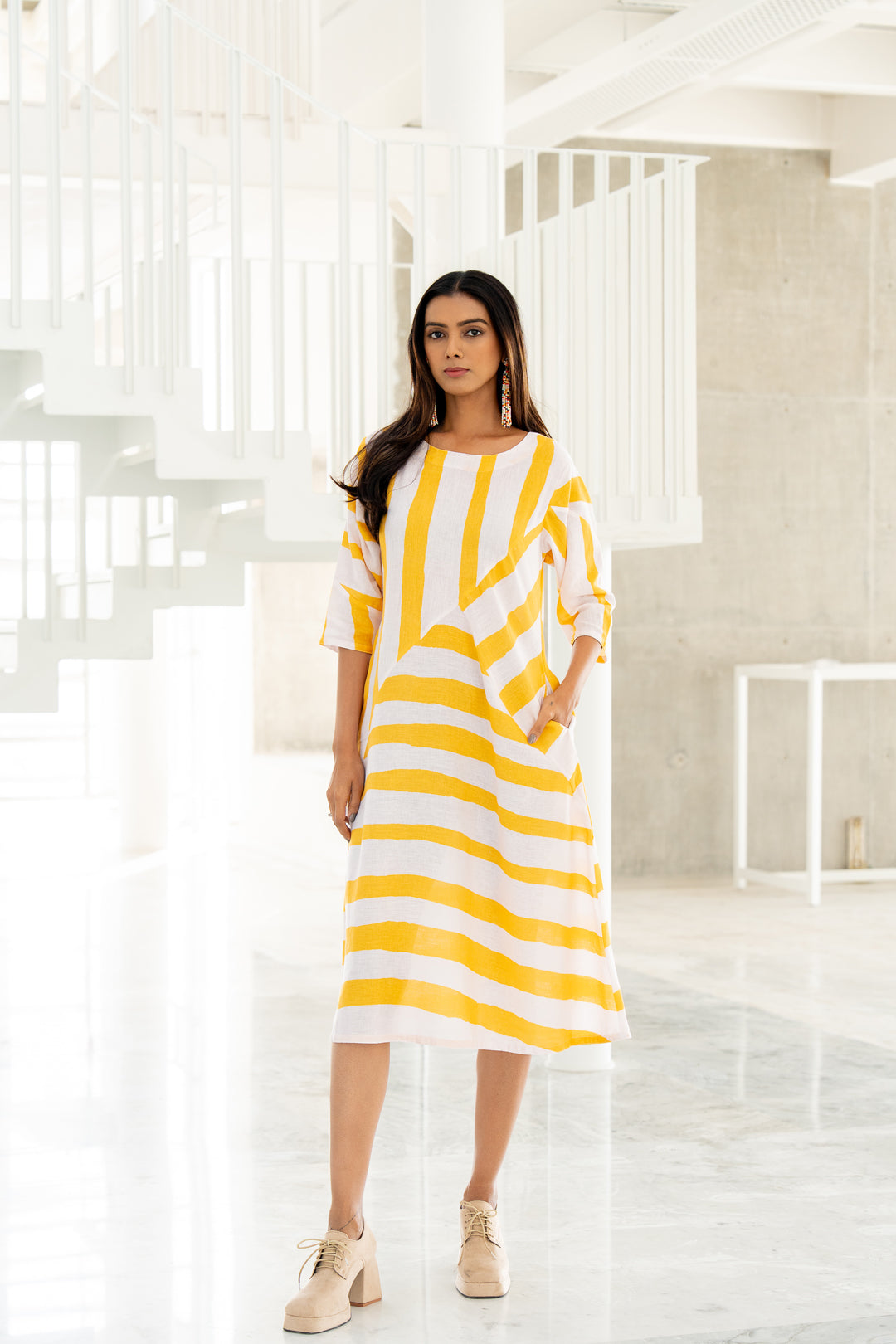 Pink Lemonade Striped Dress- SS