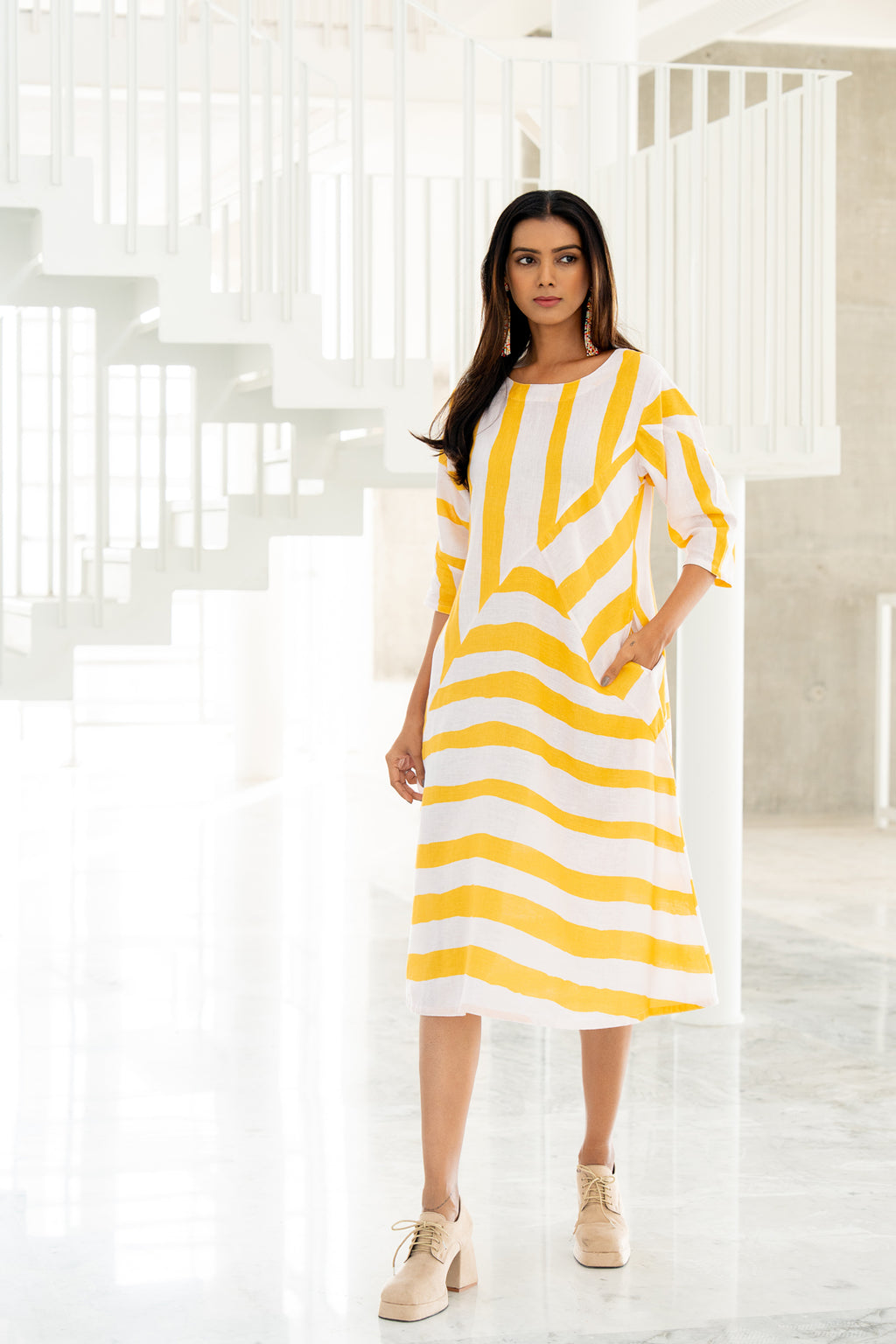 Pink Lemonade Striped Dress- SS