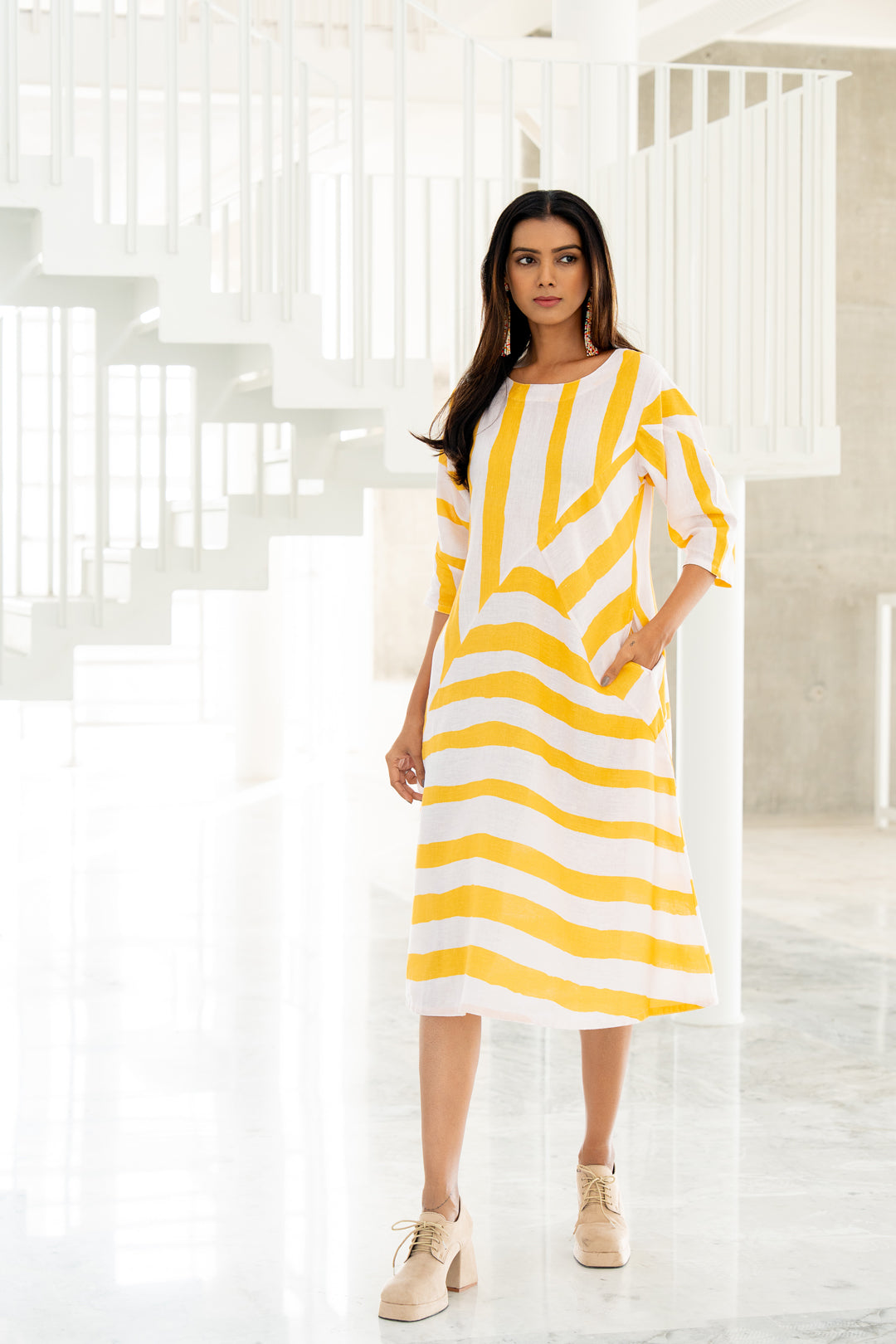 Pink Lemonade Striped Dress- SS