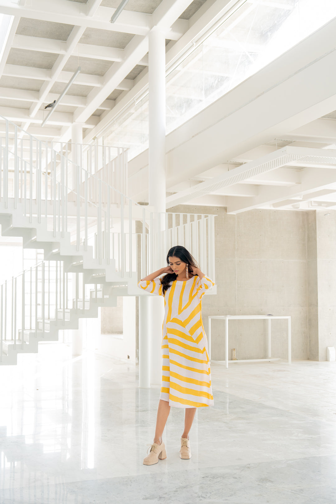 Pink Lemonade Striped Dress- SS