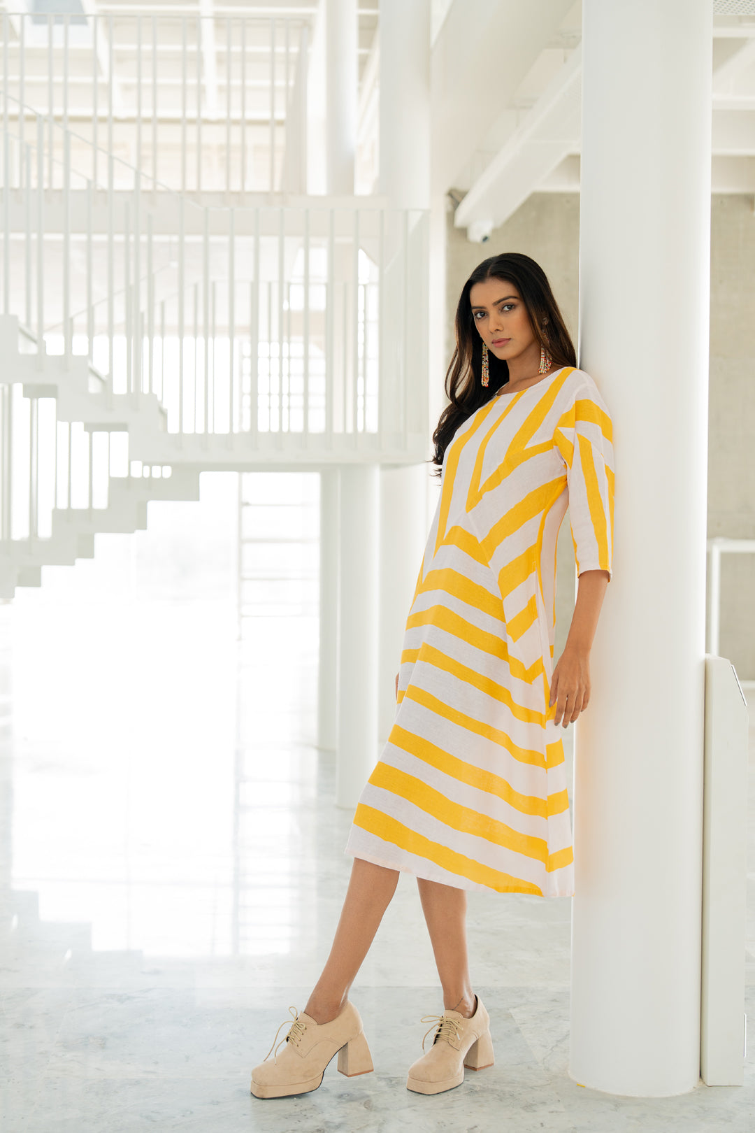 Pink Lemonade Striped Dress- SS