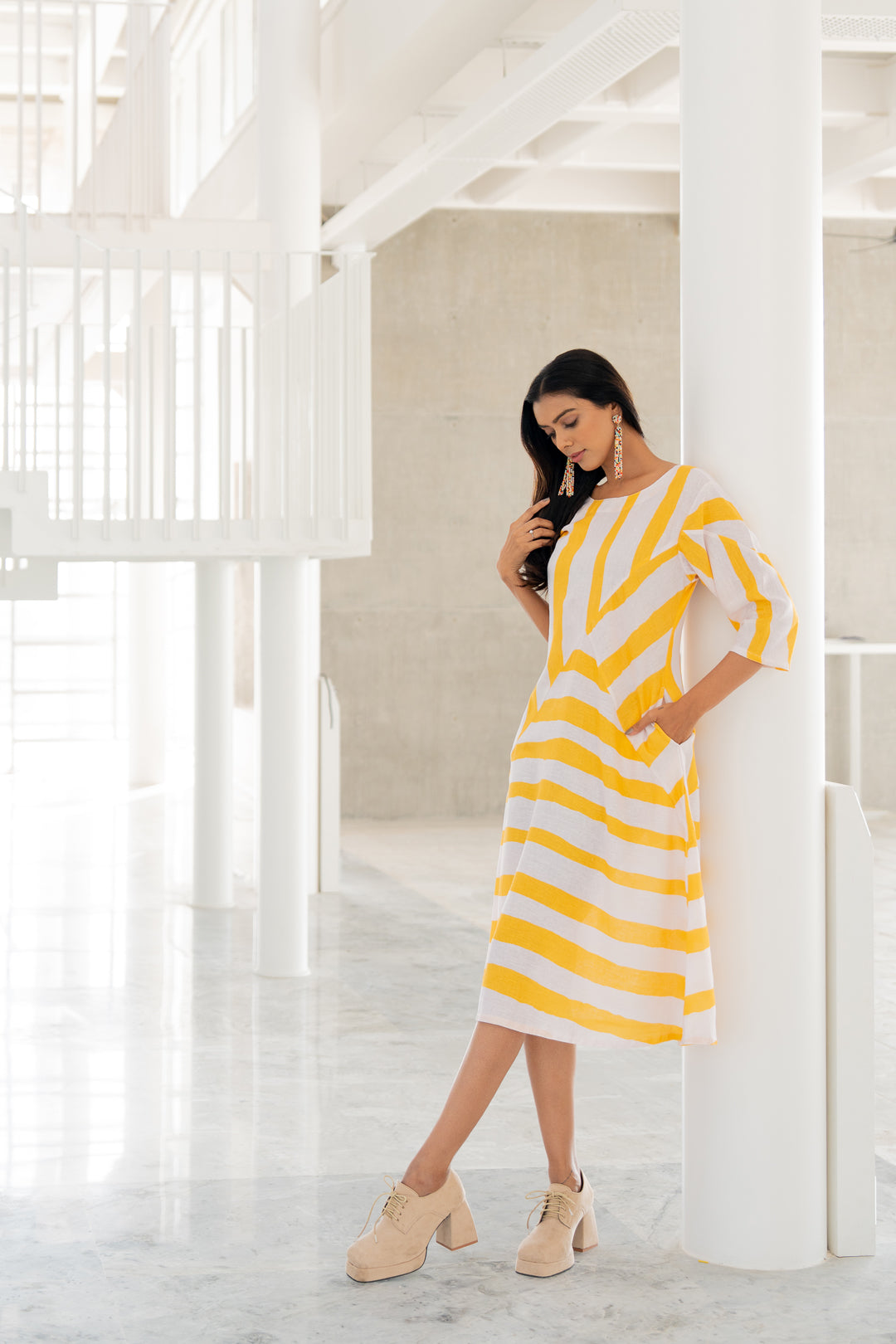 Pink Lemonade Striped Dress- SS