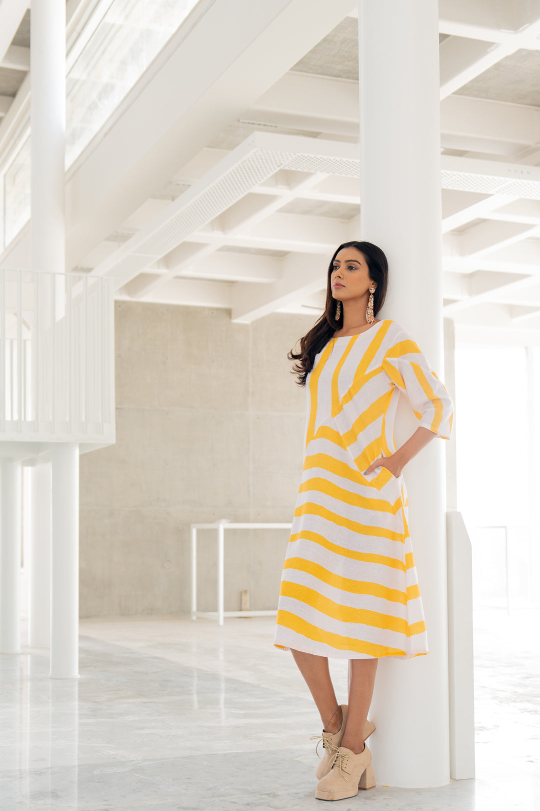 Pink Lemonade Striped Dress- SS