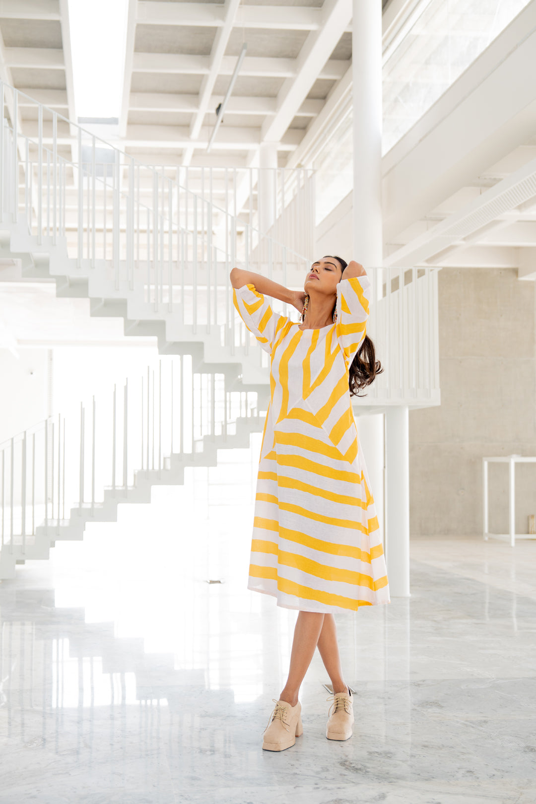 Pink Lemonade Striped Dress- SS
