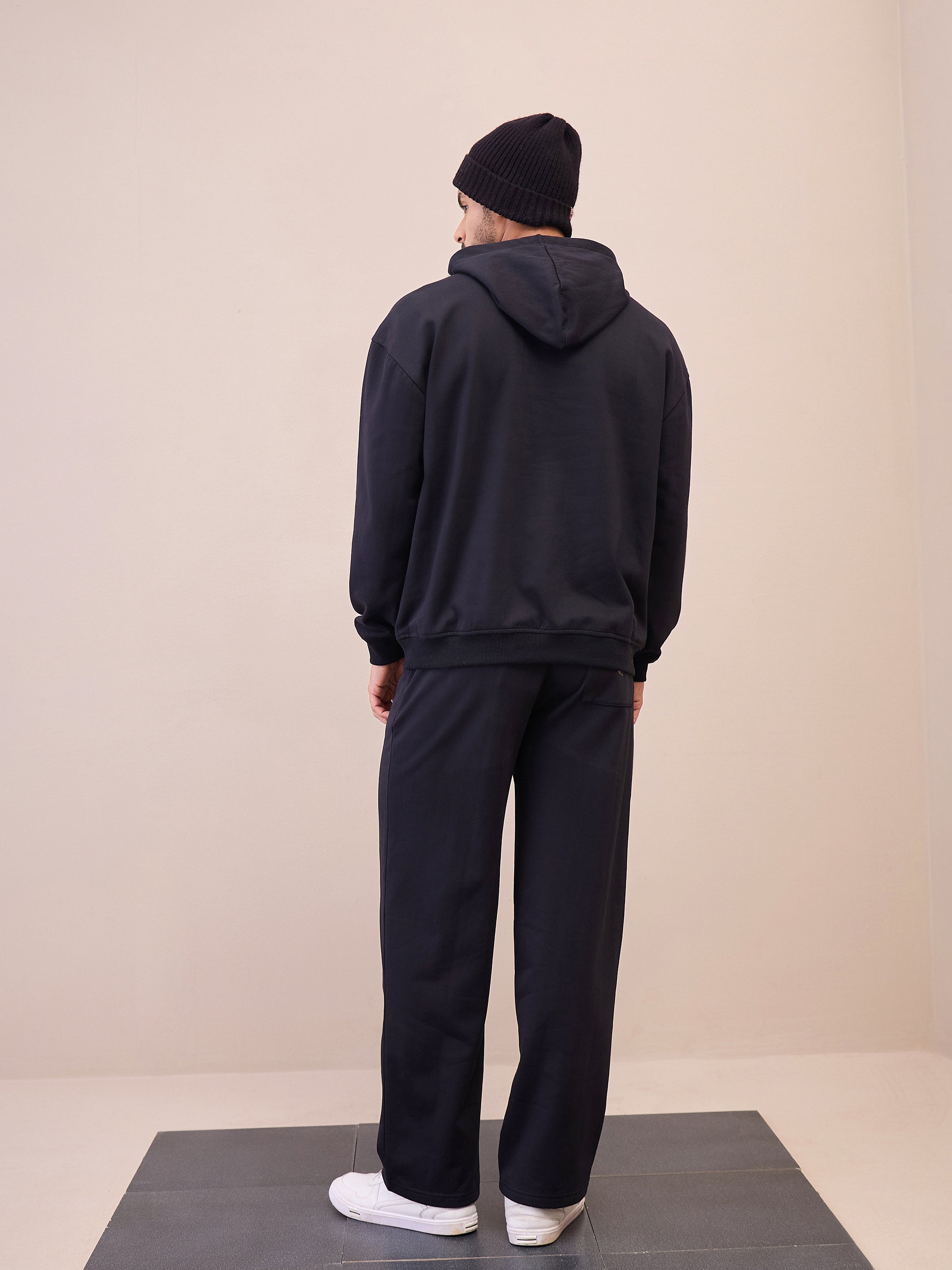 Men Black Oversize Sweatpants