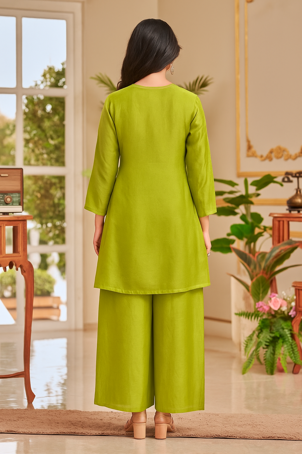 Gaurisha Barf Embroidery Premium Co-ord Set-AL