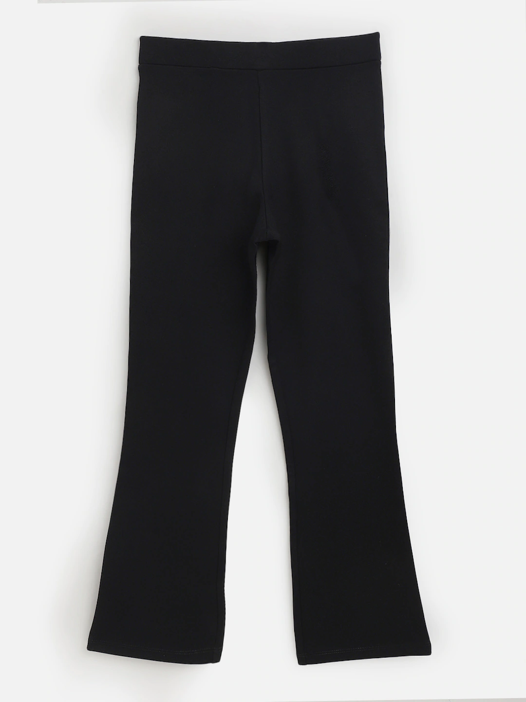 Girls Black Bell Bottom Pants