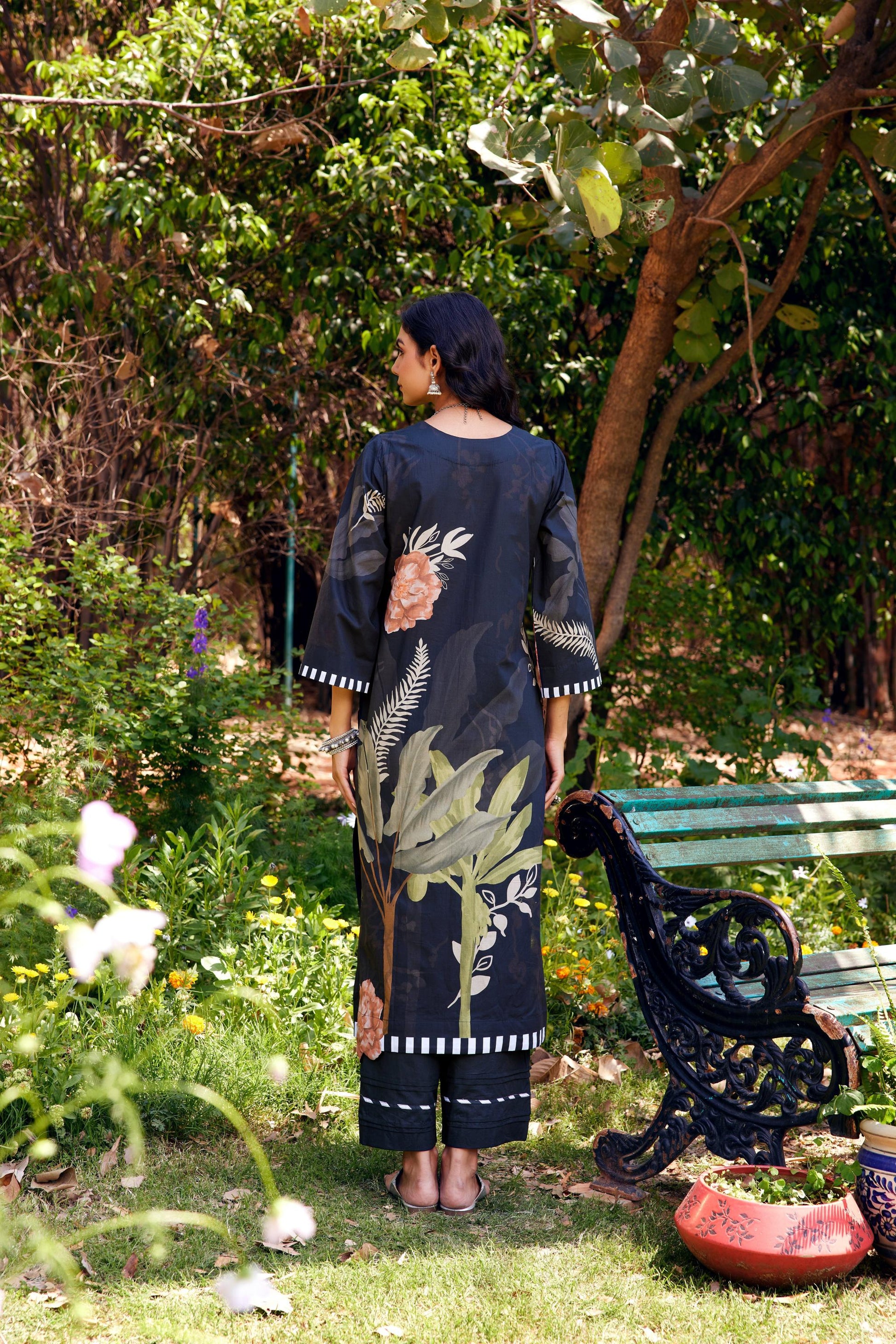 Noor Black Kurta Set of 3