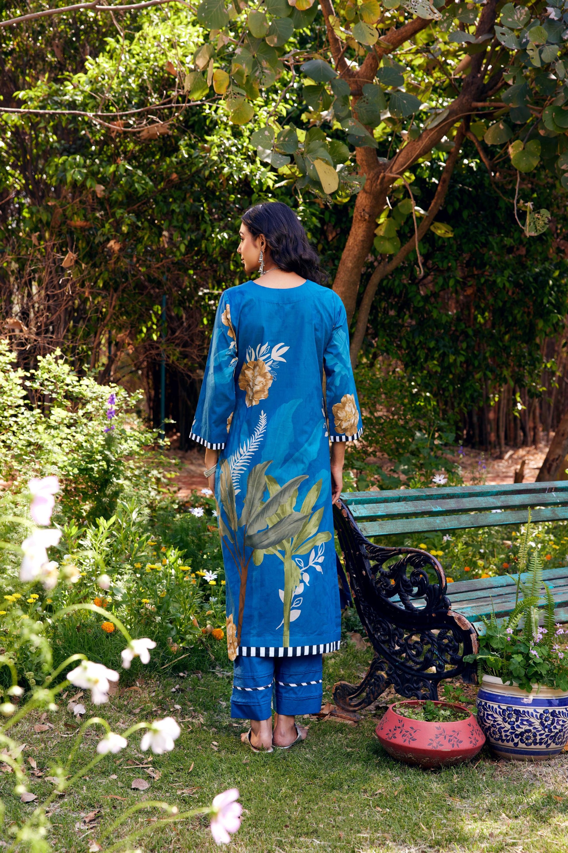 Noor Blue Kurta Set of 3