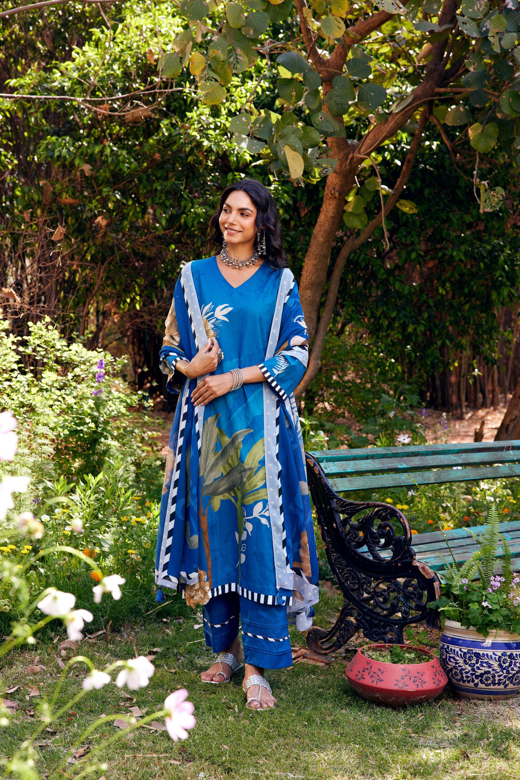 Noor Blue Kurta Set of 3