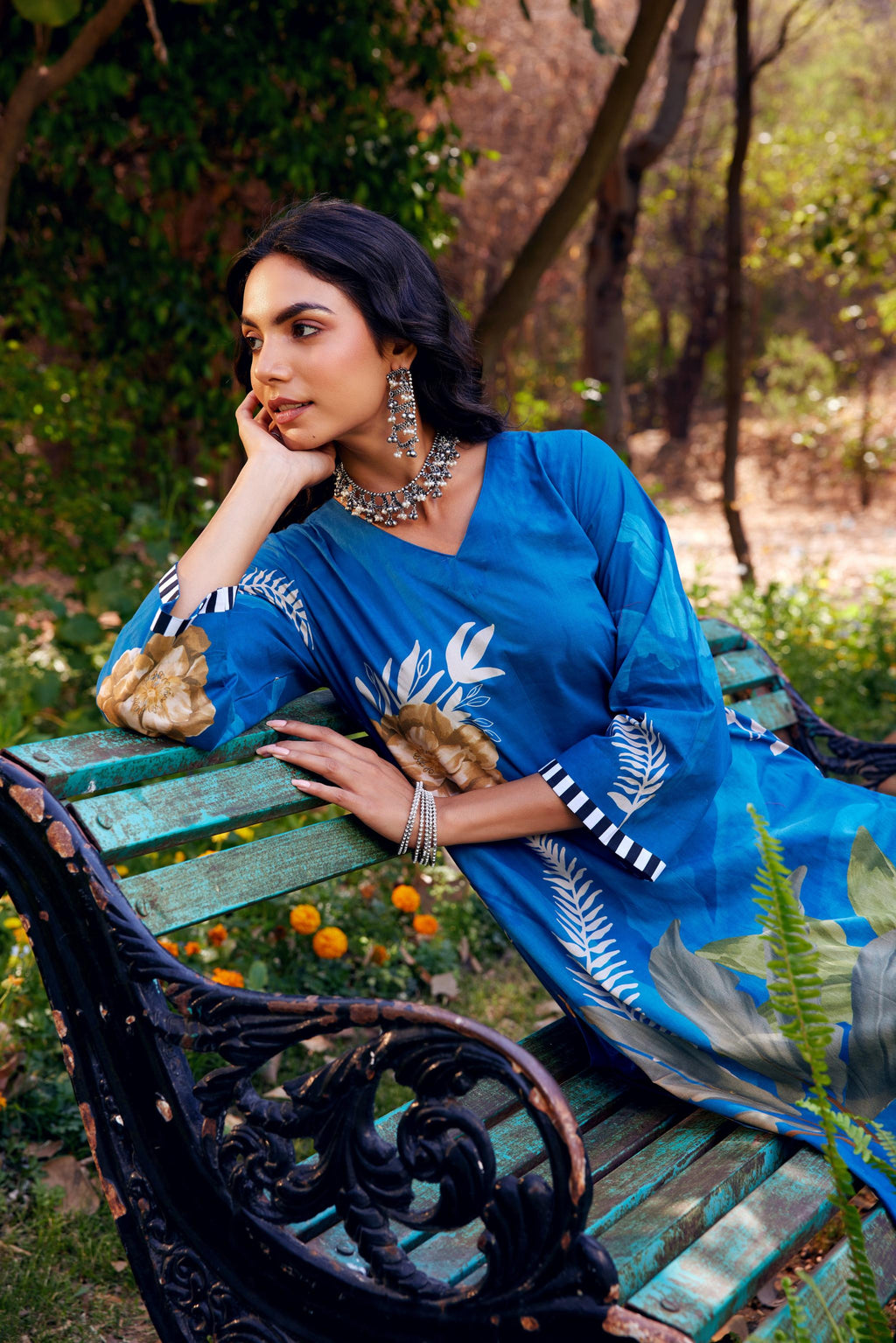 Noor Blue Kurta Set of 3