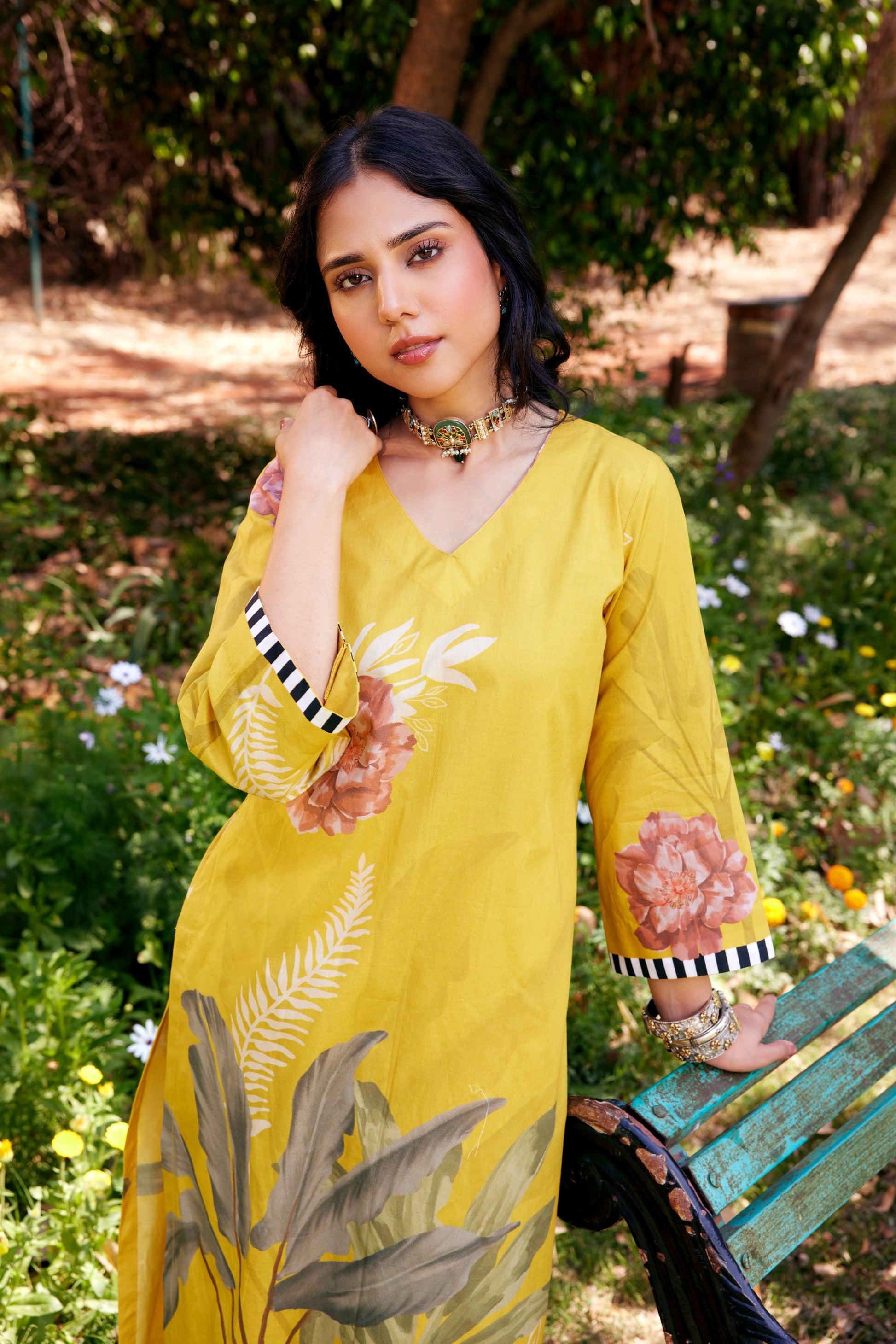 Noor Yellow Kurta Set of 3