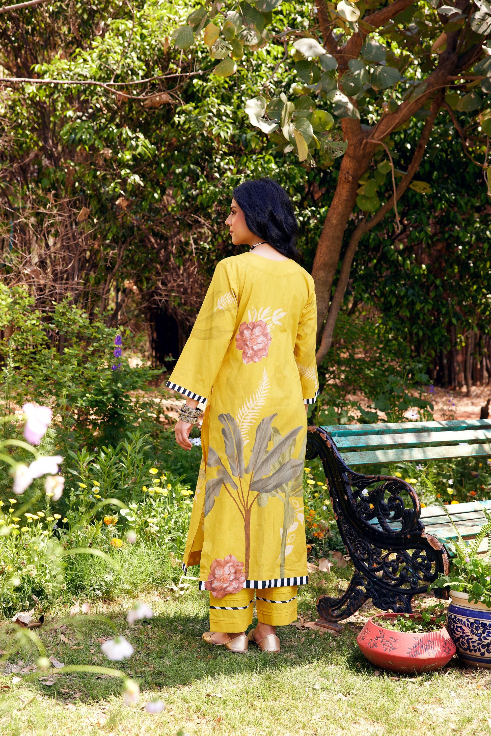 Noor Yellow Kurta Set of 3