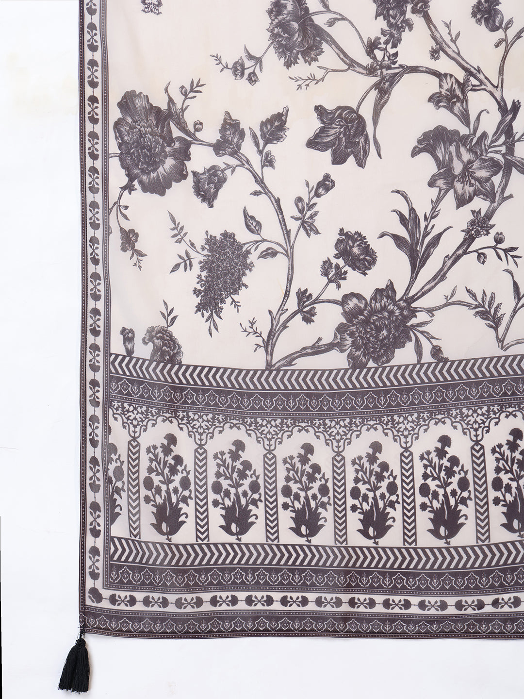 Women Plus Size Ethnic Motifs Printed Kurta with Palazzo & Dupatta - ID