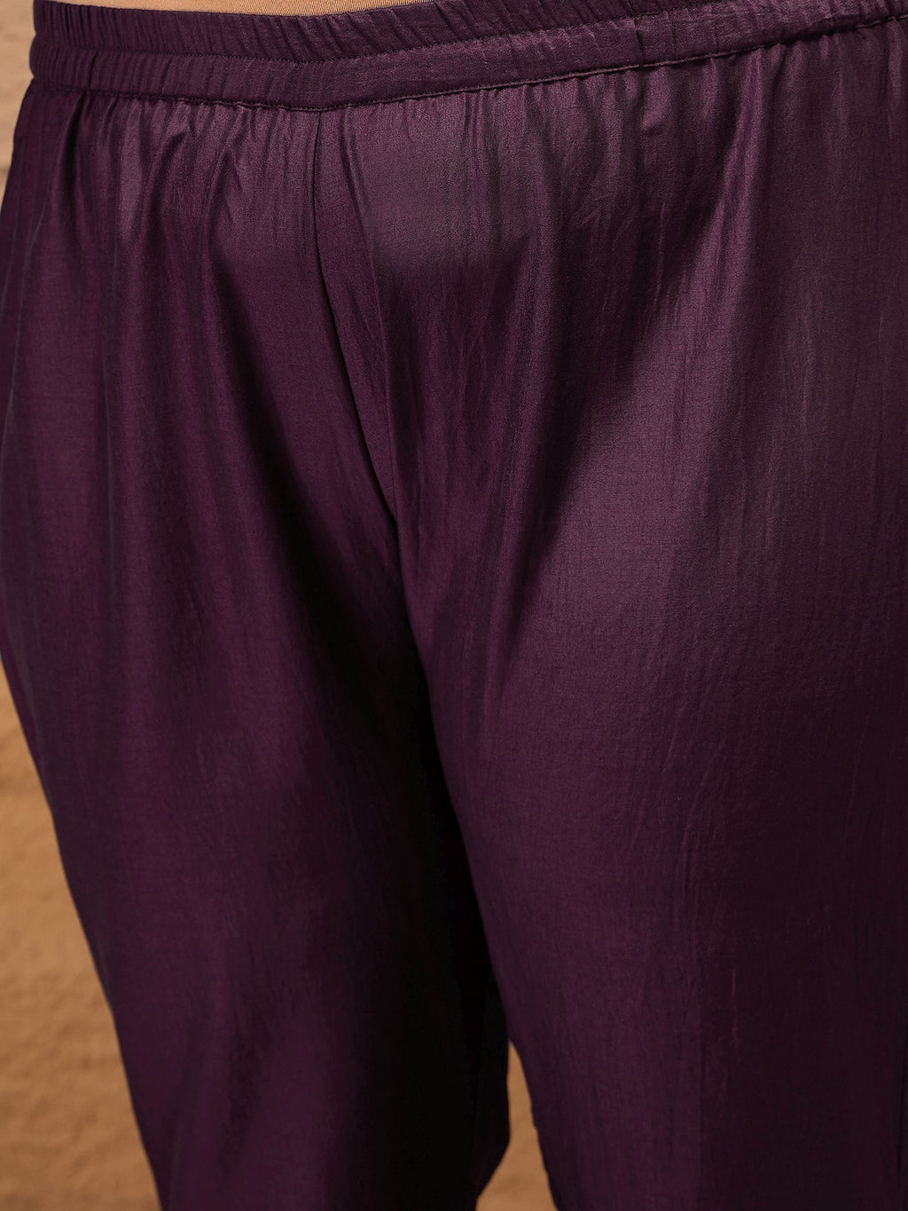 Floral Embroidered A-Line Kurta with Trousers & Dupatta - ID