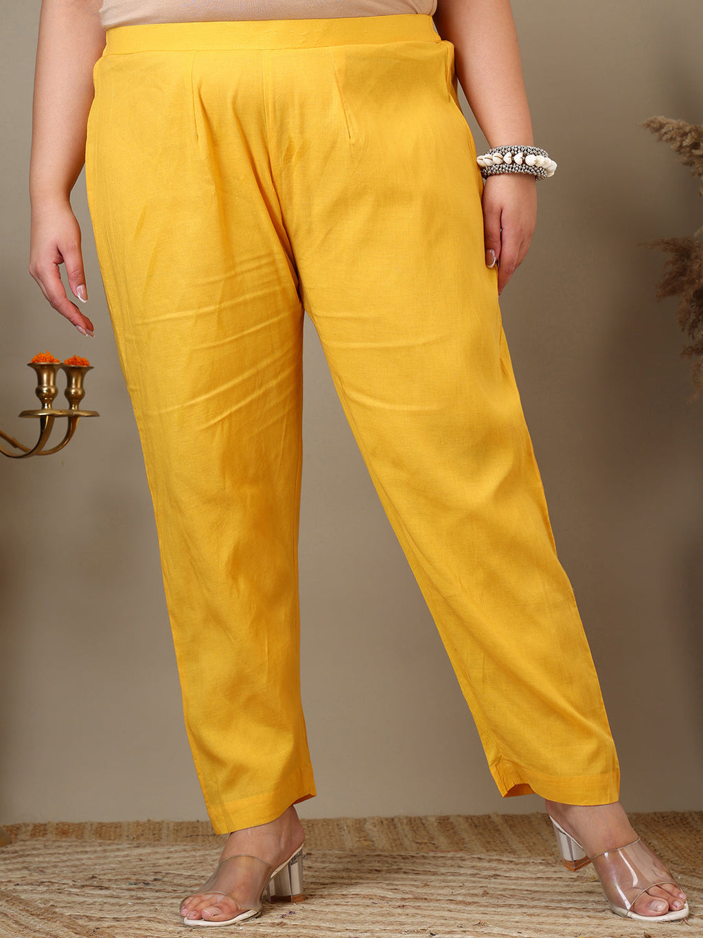 Women Ethnic Motifs Printed Regular Kurta & Trousers With Dupatta - ID