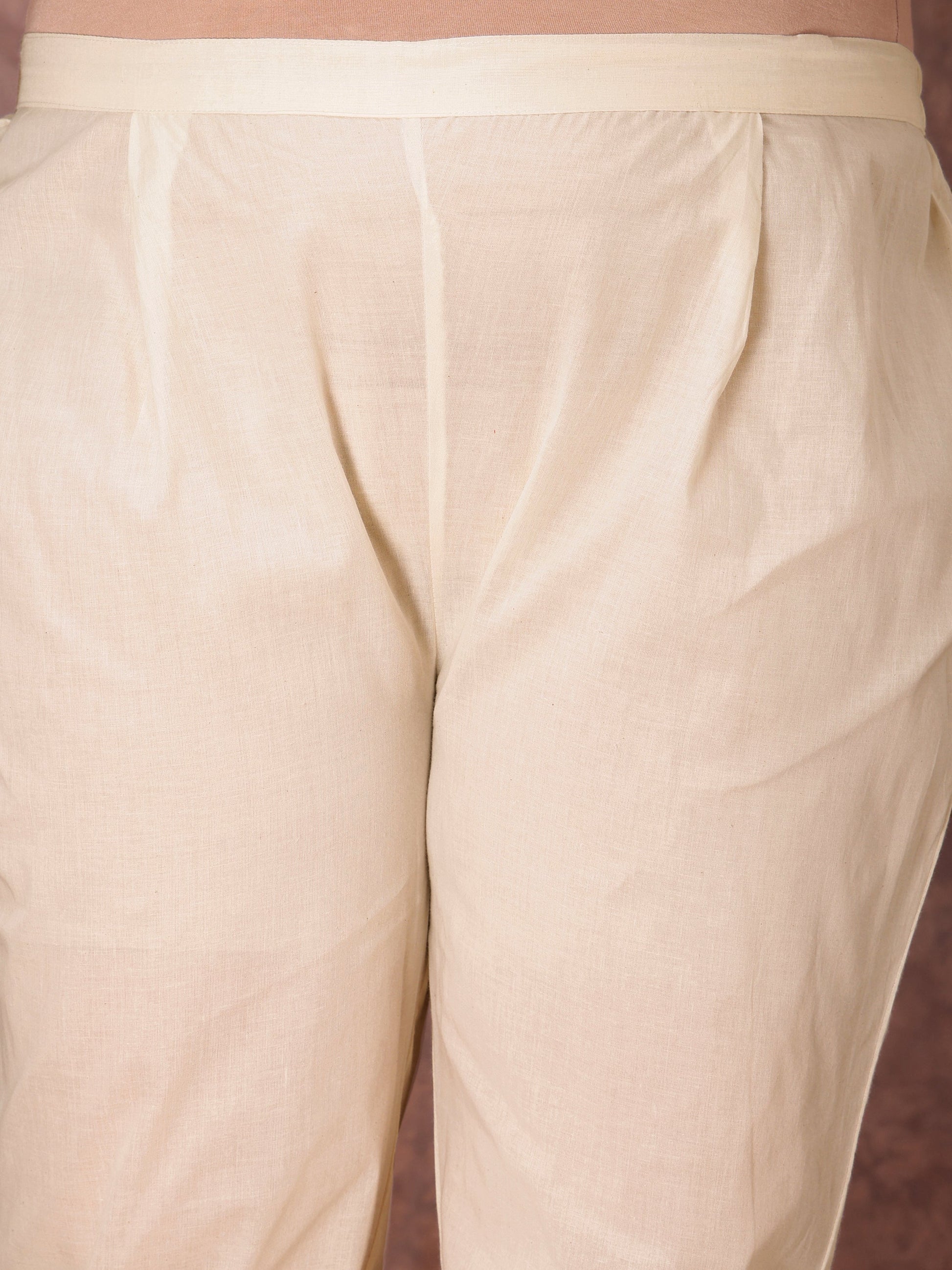 Women Floral Embroidered Thread Work Anarkali Kurta with Trousers & Dupatta - ID