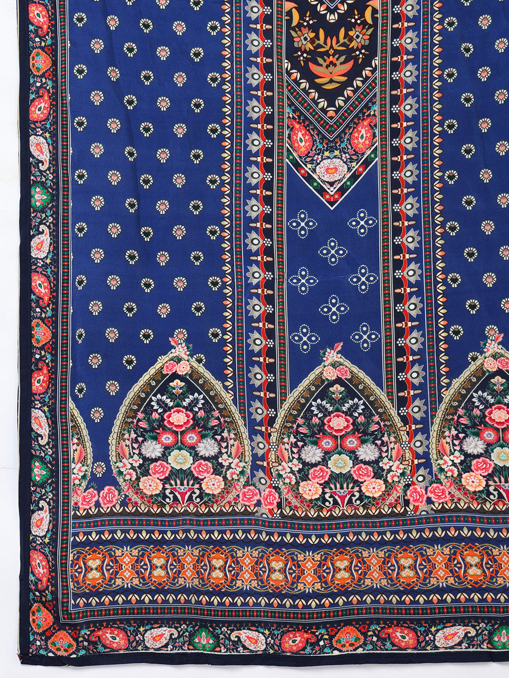 Women Plus Size Floral Printed Kurta with Palazzos & Dupatta - ID