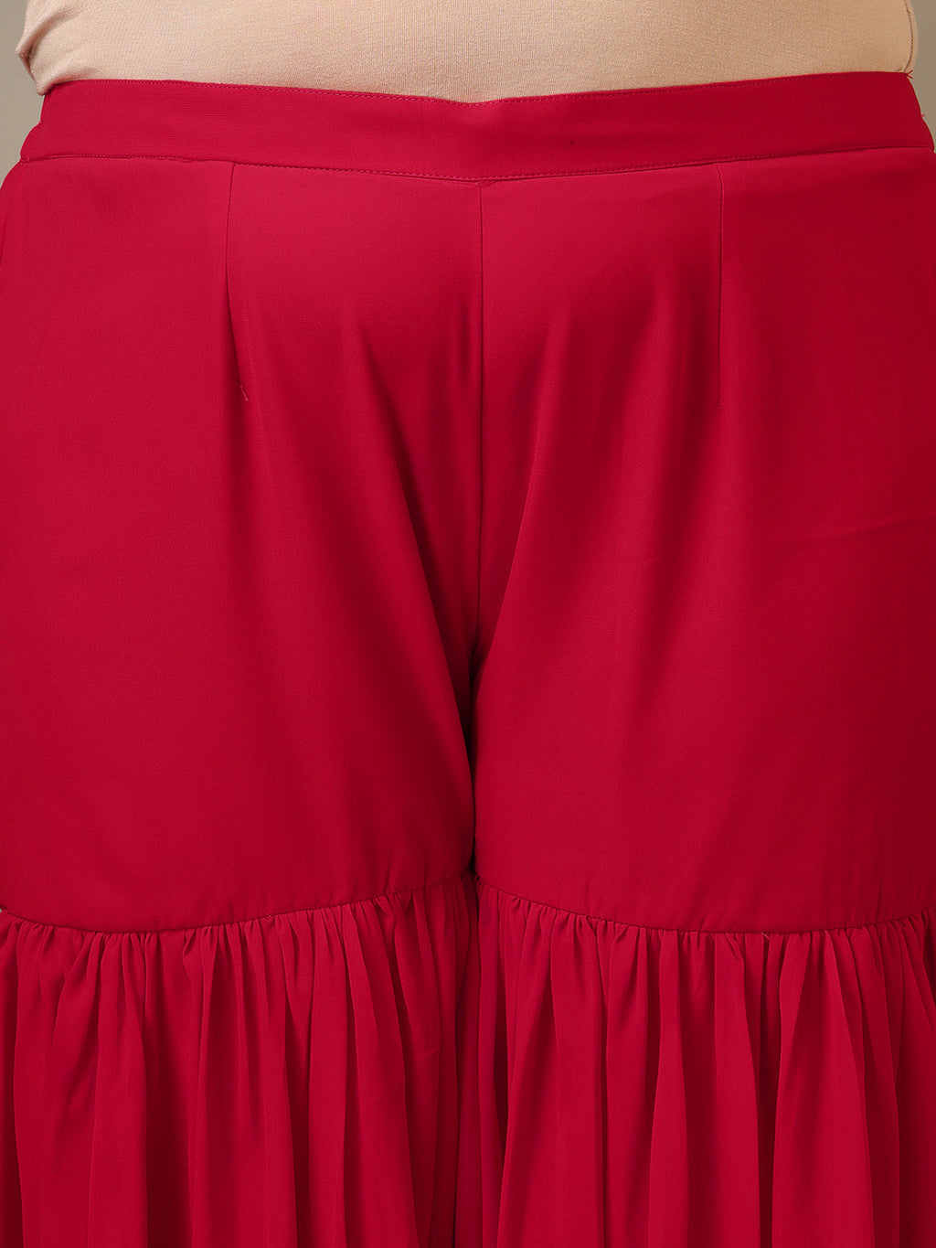 Women Ethnic Motifs Embroidered Regular Kurta with Sharara & With Dupatta - ID