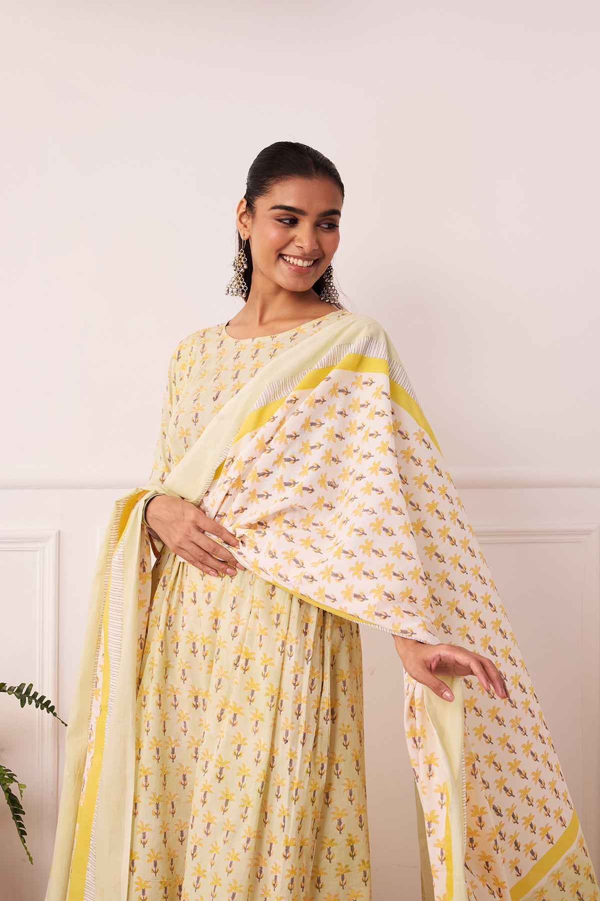 Ambarsariya Green A-Line Suit Set of 3-FL
