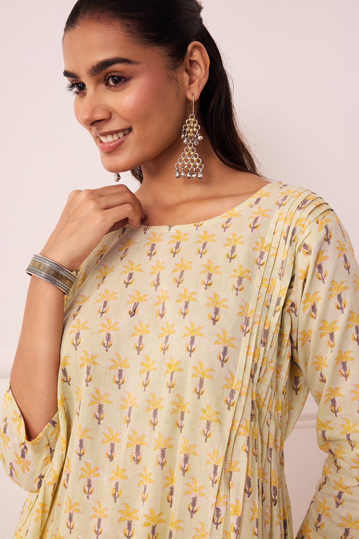 Ambarsariya Green A-Line Suit Set of 3-FL