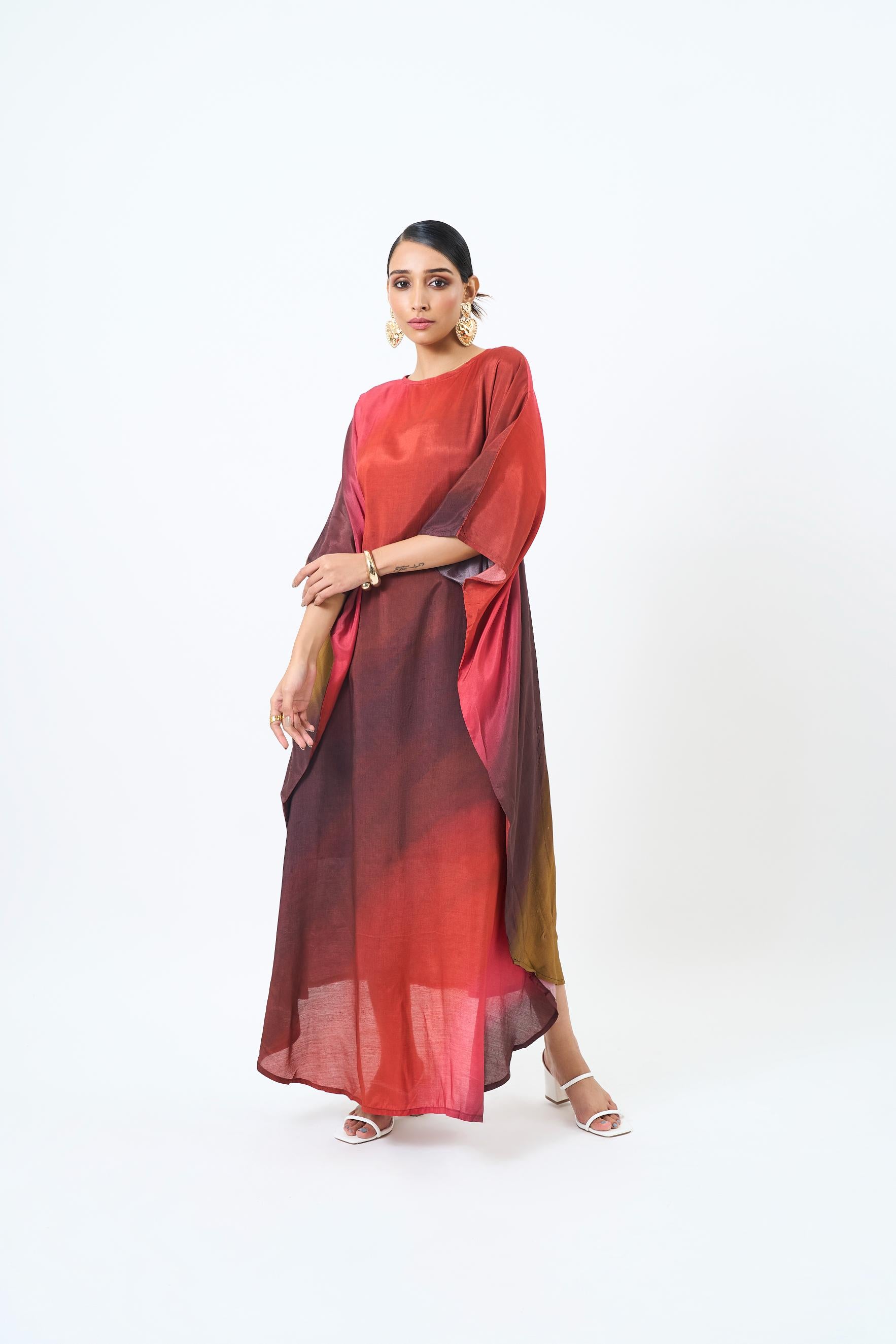 Red Rime Kaftan