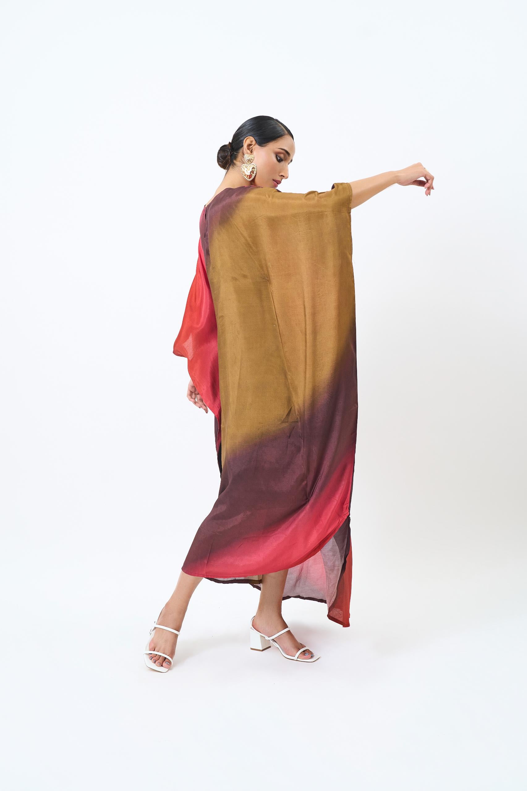 Red Rime Kaftan