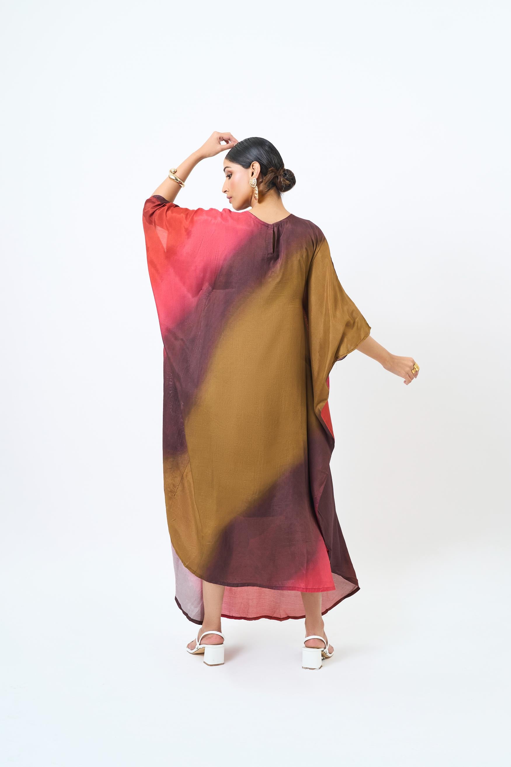 Red Rime Kaftan