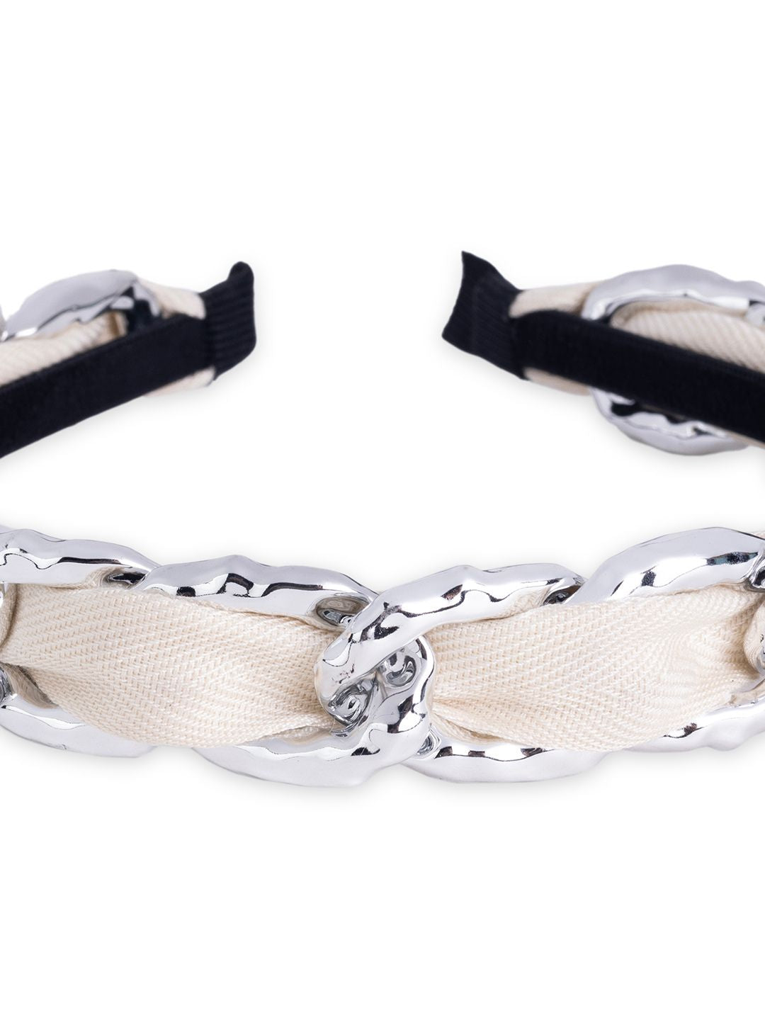 Frosty Link Headband White