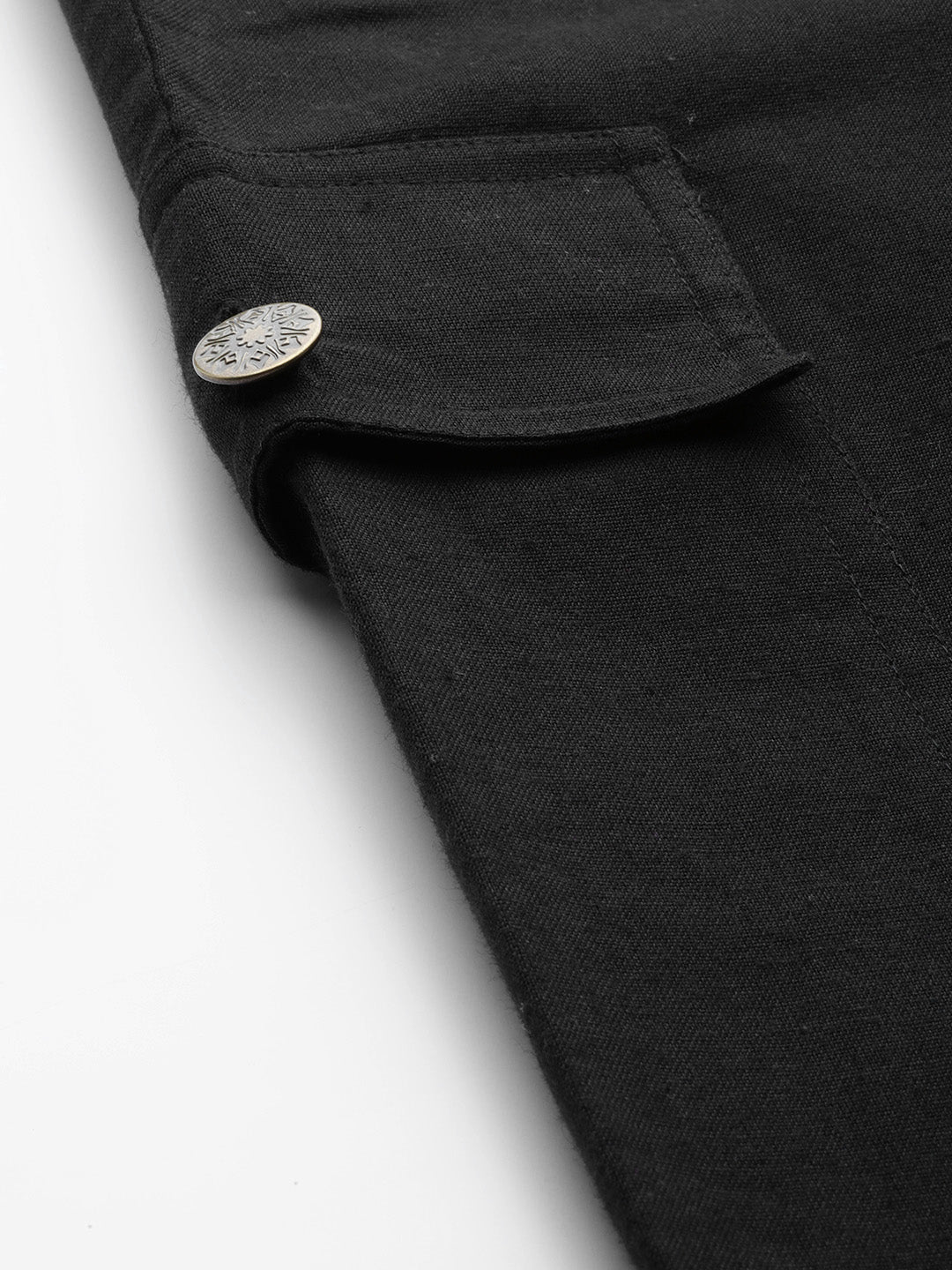 Black Side Pocket Joggers