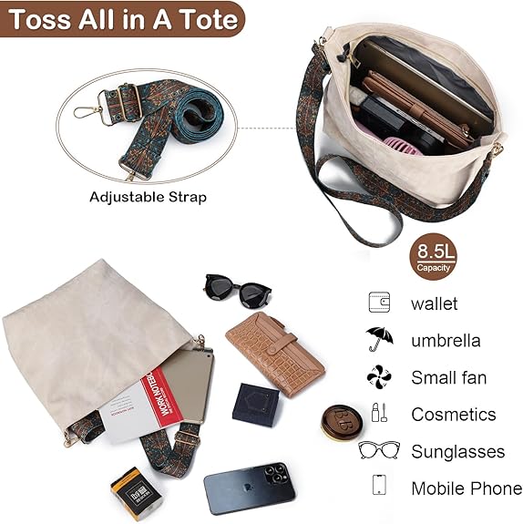 Beige Light Weight Pu Leather Sling Bag For Women