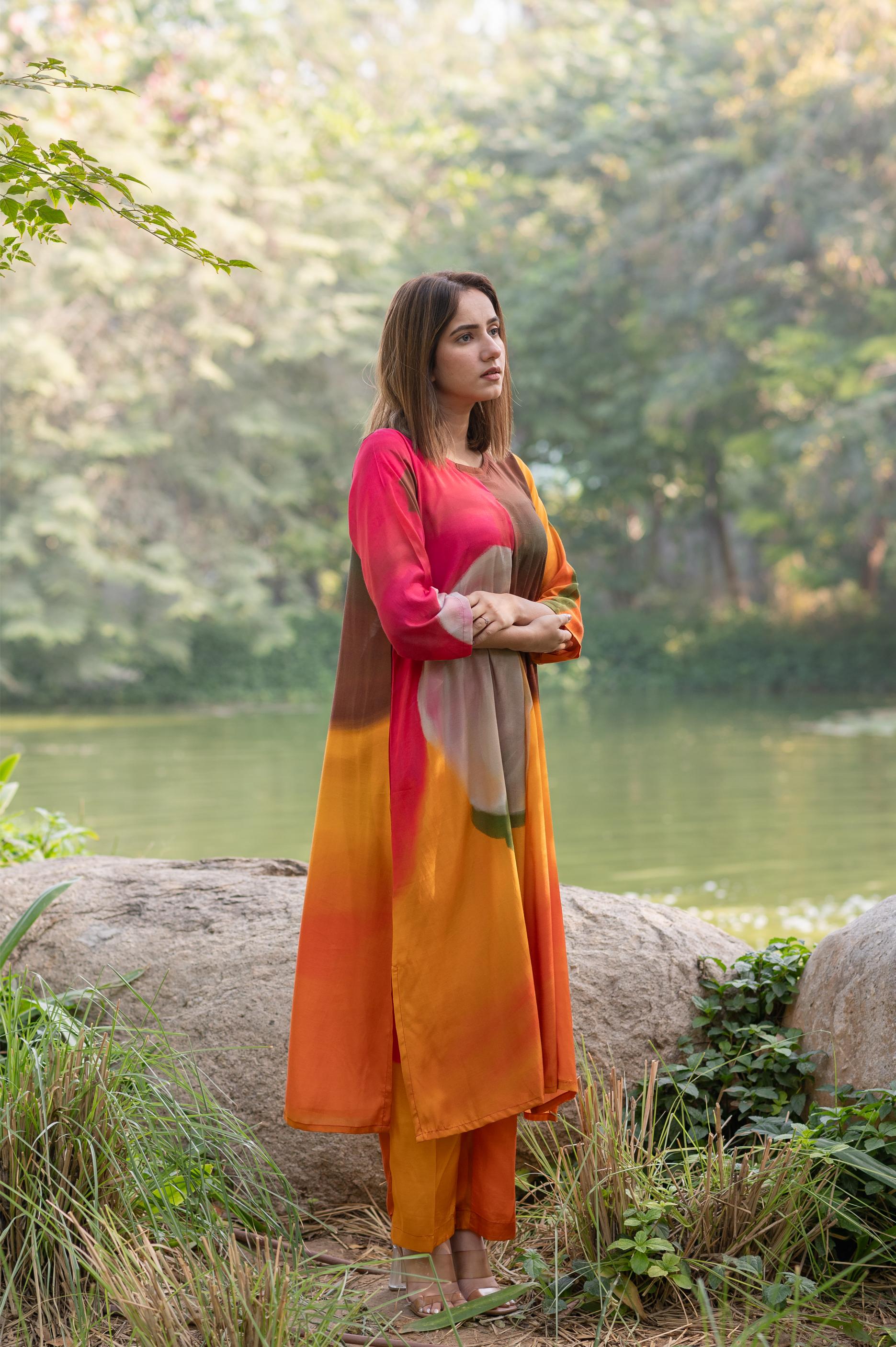 SUN BURNT KURTA SET - SET OF 2- ET