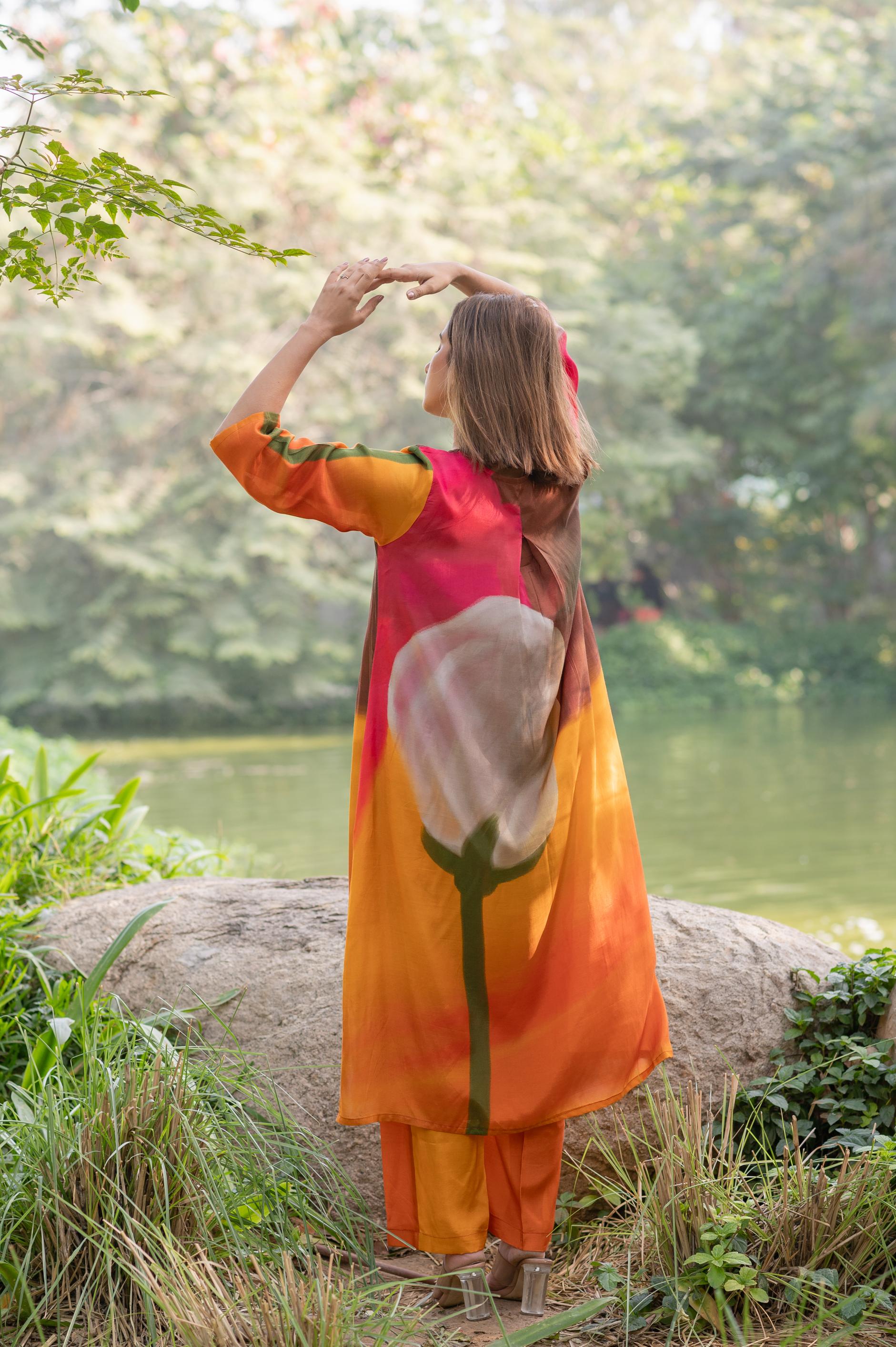 SUN BURNT KURTA SET - SET OF 2- ET