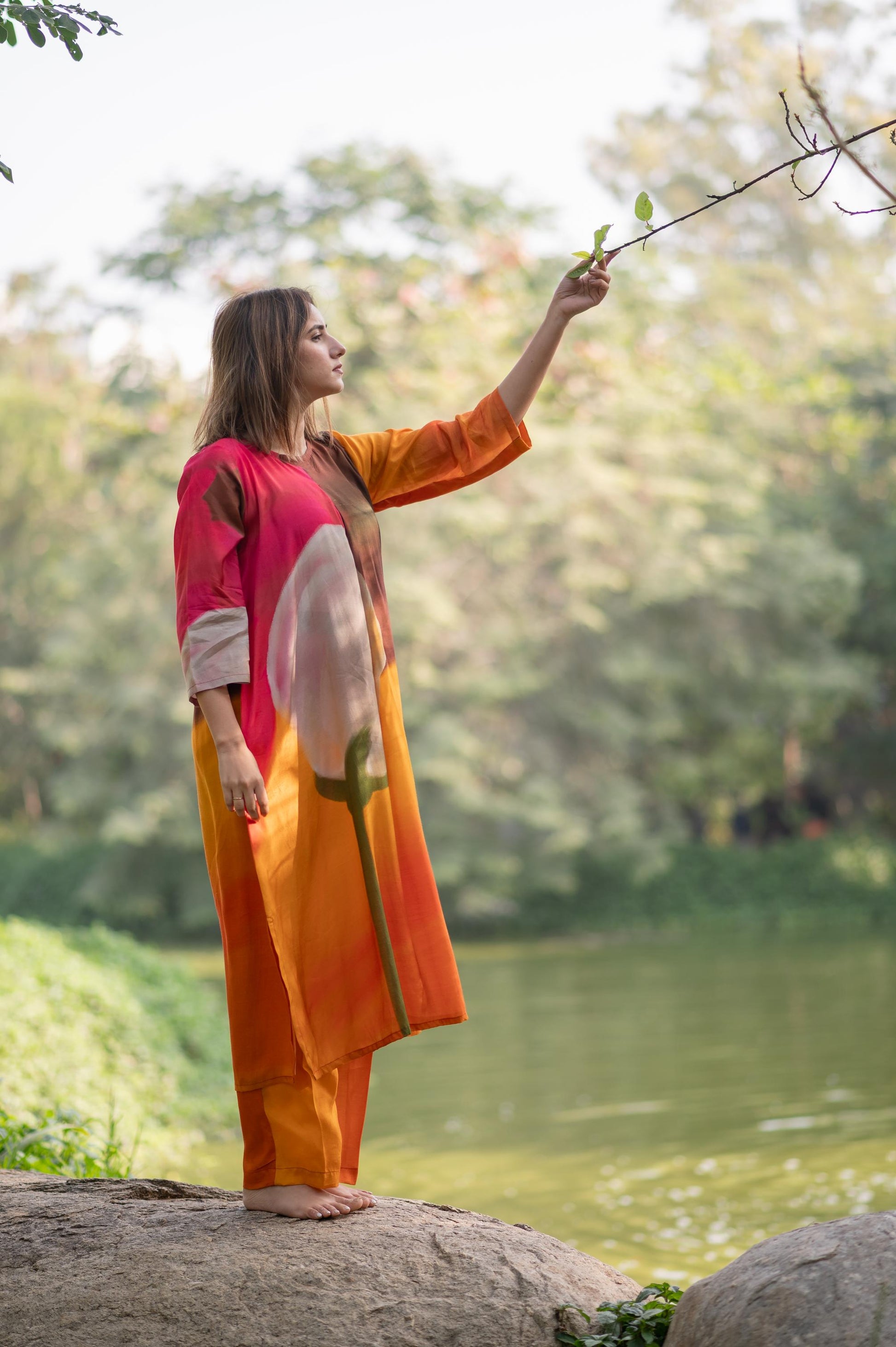 SUN BURNT KURTA SET - SET OF 2- ET